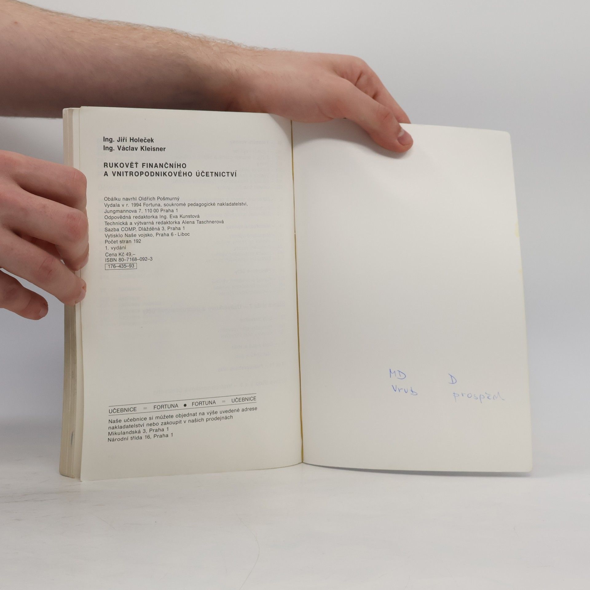 Jiří Holeček Rukověť finančního a vnitropodnikového účetnictví