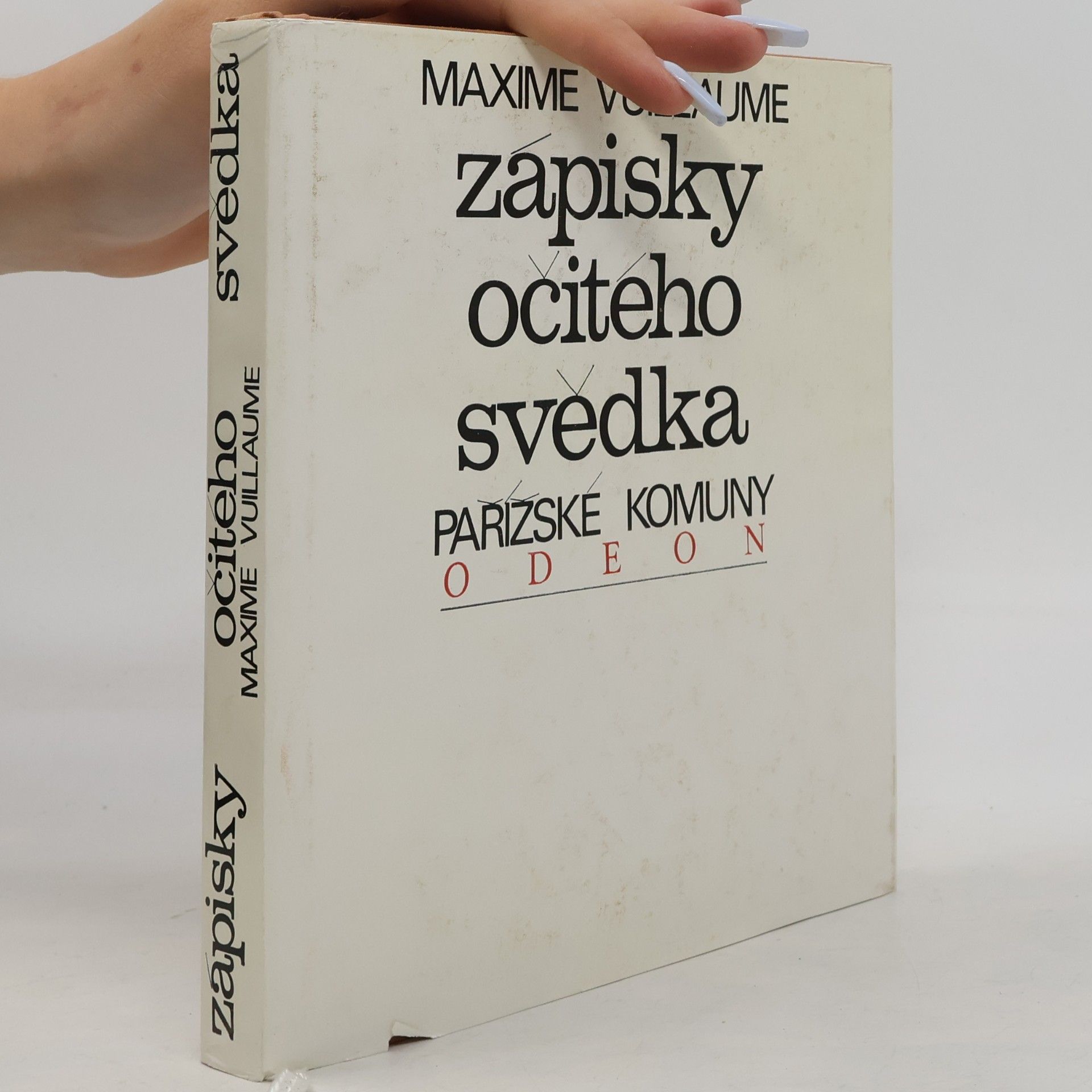 Vlasta Březinová Zápisky očitého svědka Pařížské komuny
