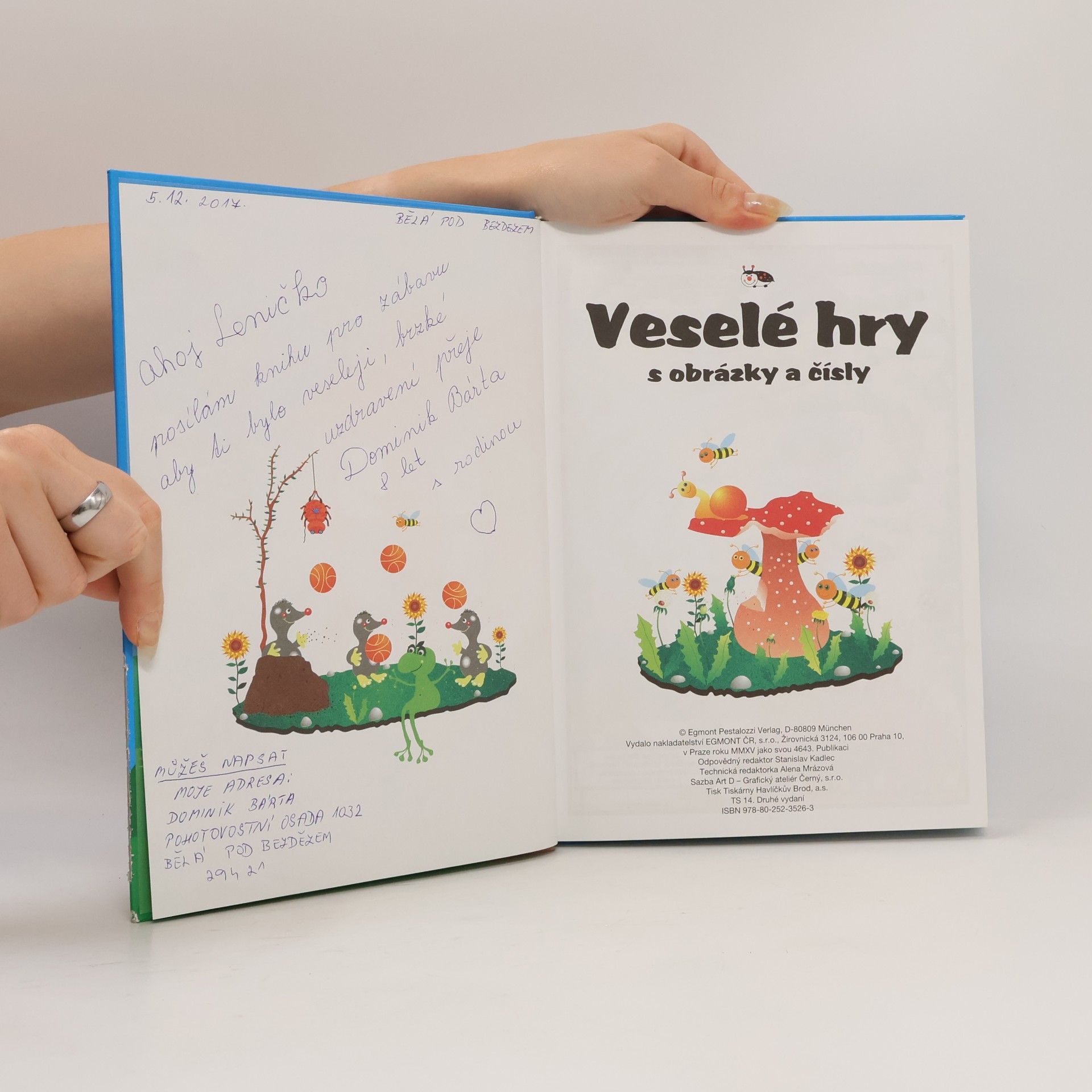 Various authors Veselé hry s obrázky a čísly