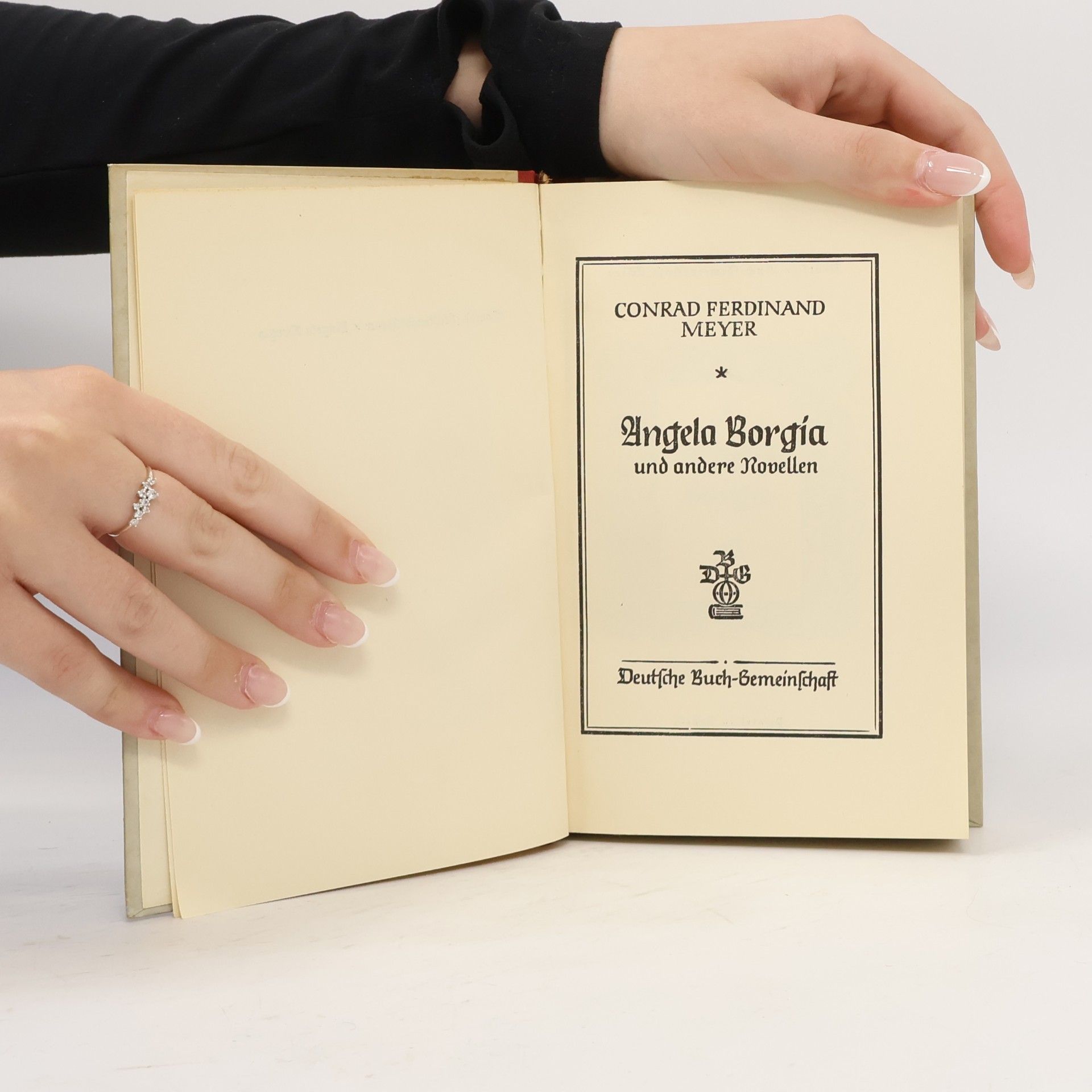 Conrad Ferdinand Meyer Angela Borgia und andere Novellen