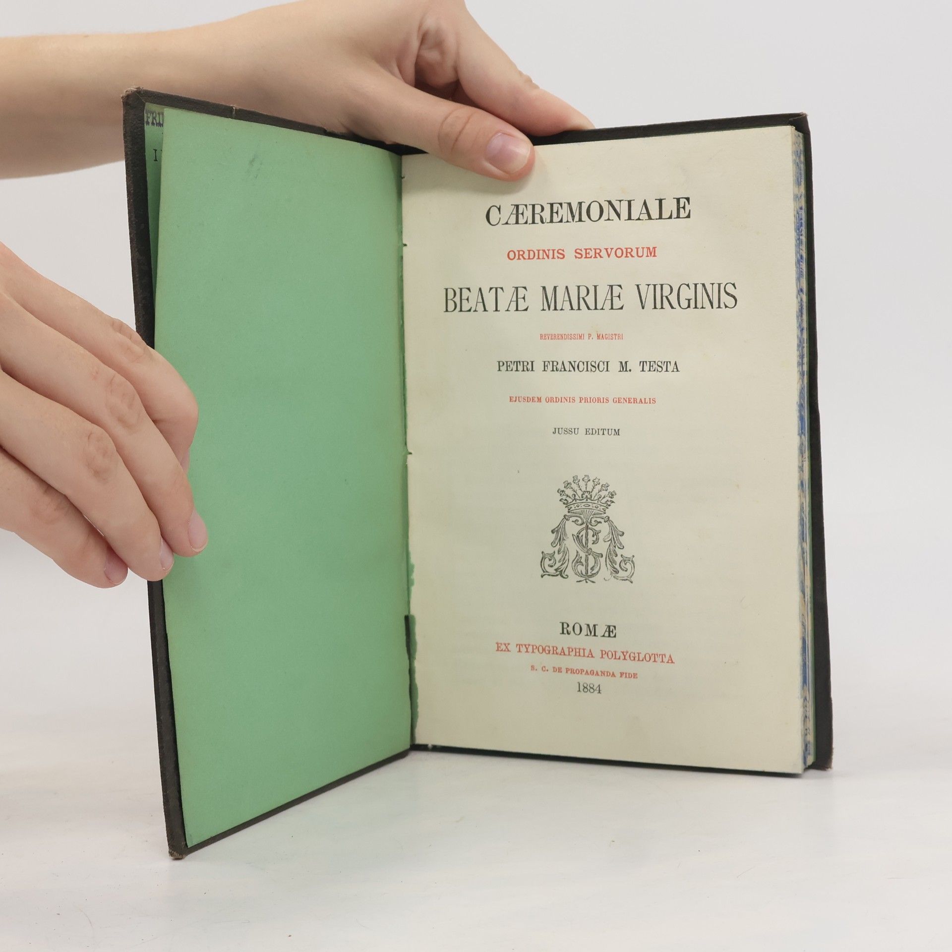 Petri Francisci M. Testa Caeremoniale ordinis servorum beatae Mariae Virgins