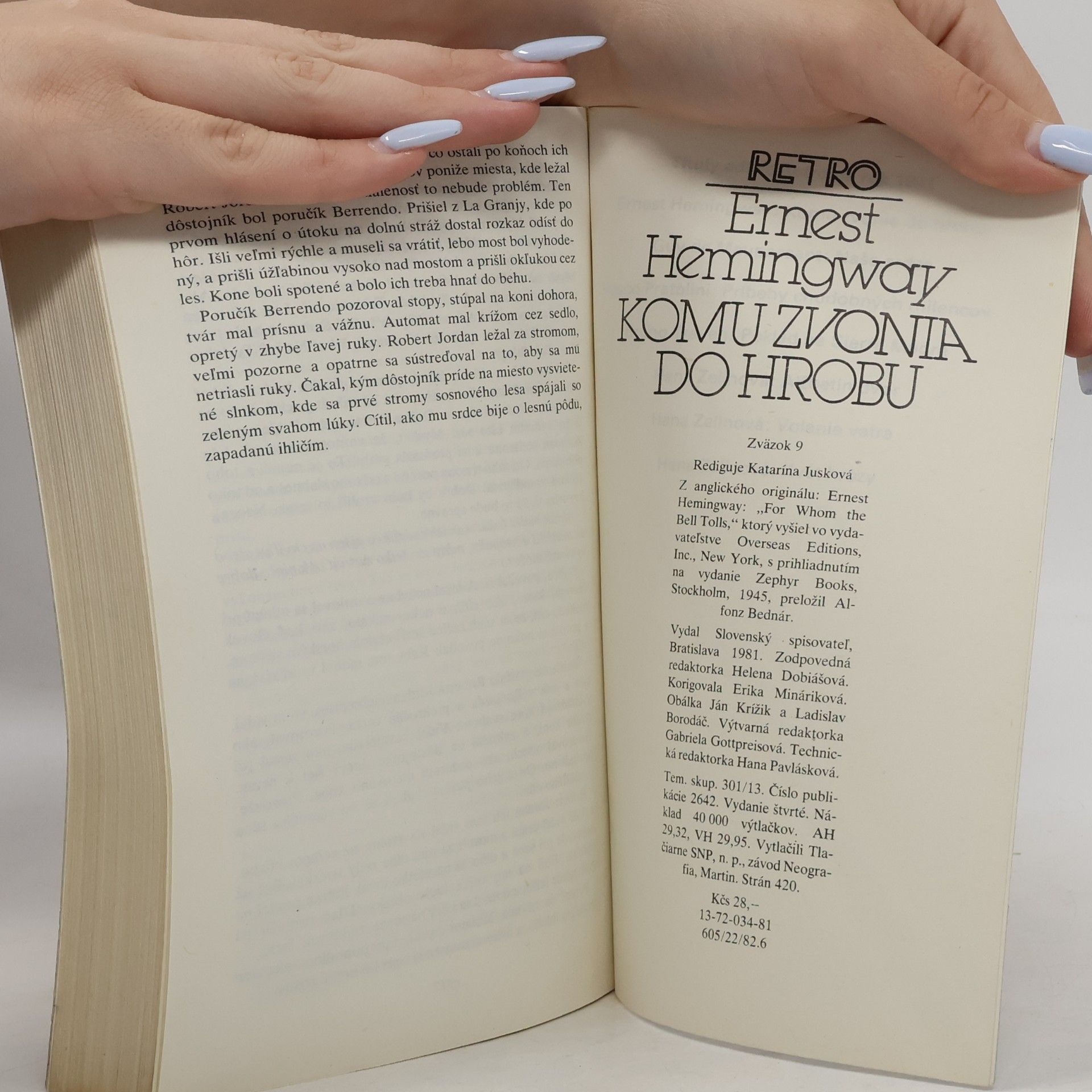 Ernest Hemingway Komu zvonia do hrobu