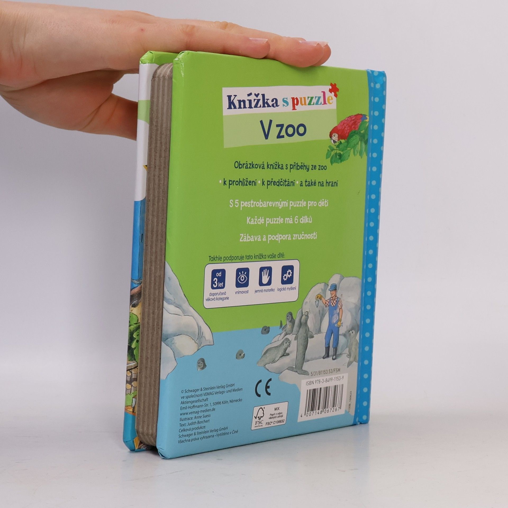 Kolektív autorov V Zoo: Knížka s puzzle