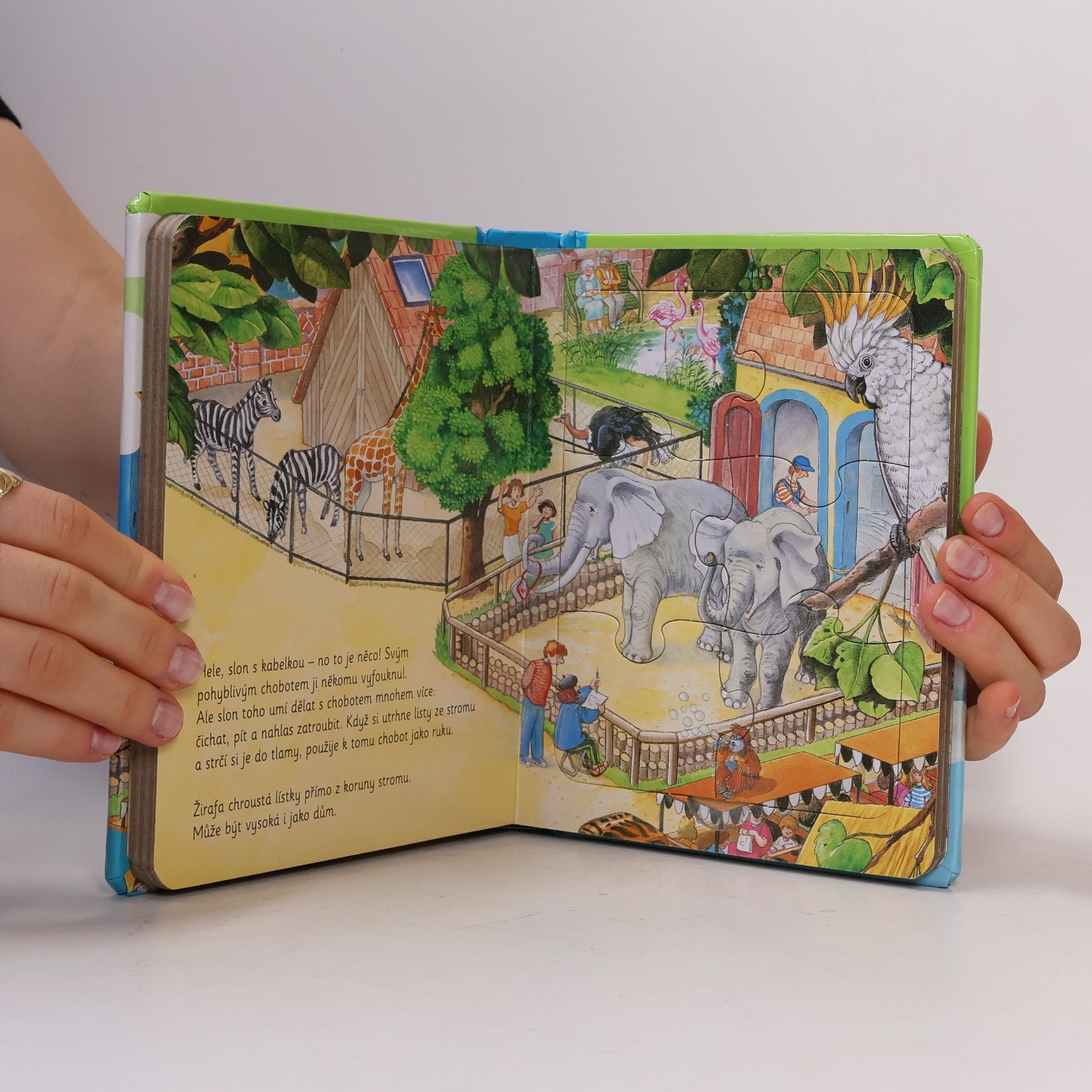 Kolektív autorov V Zoo: Knížka s puzzle