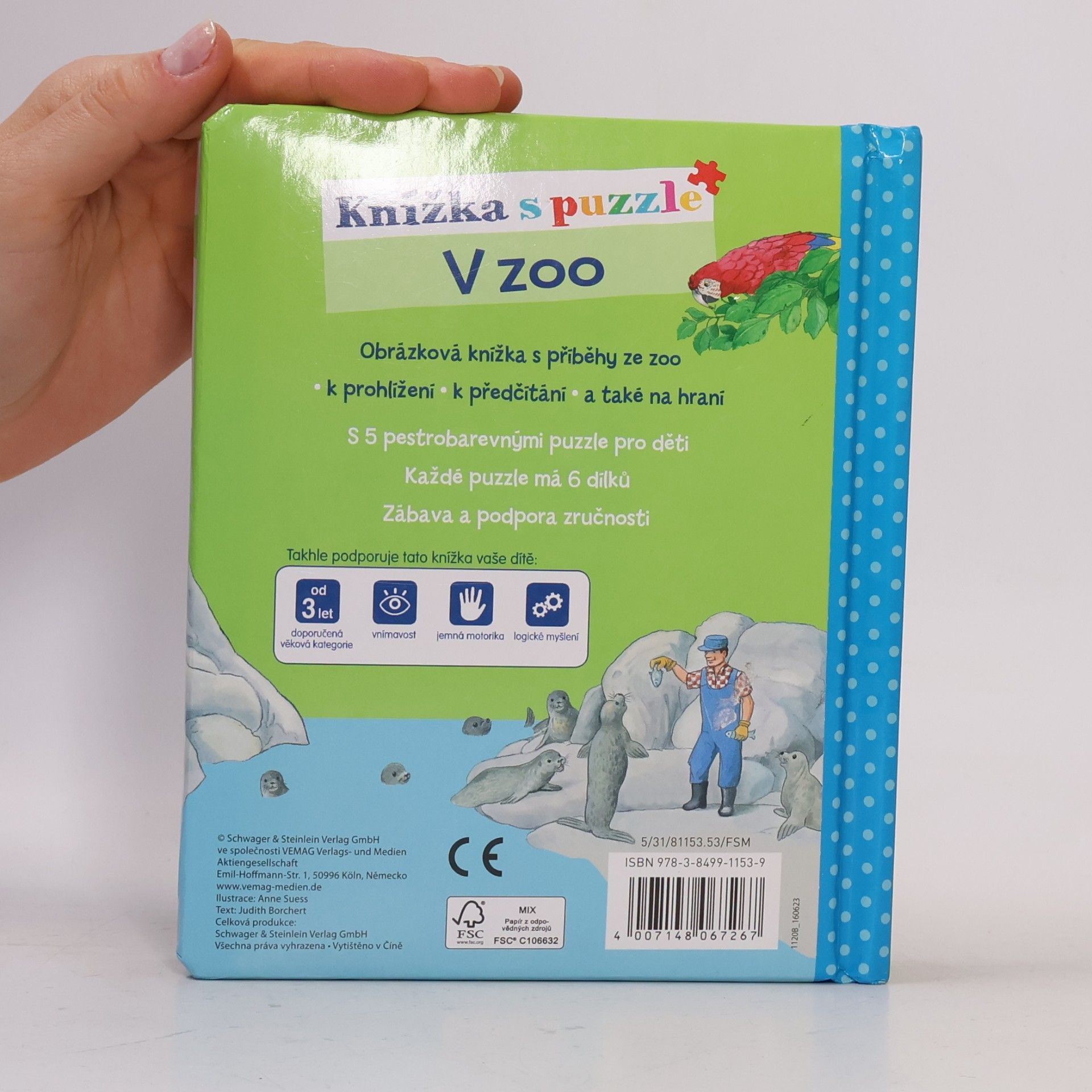 Kolektív autorov V Zoo: Knížka s puzzle