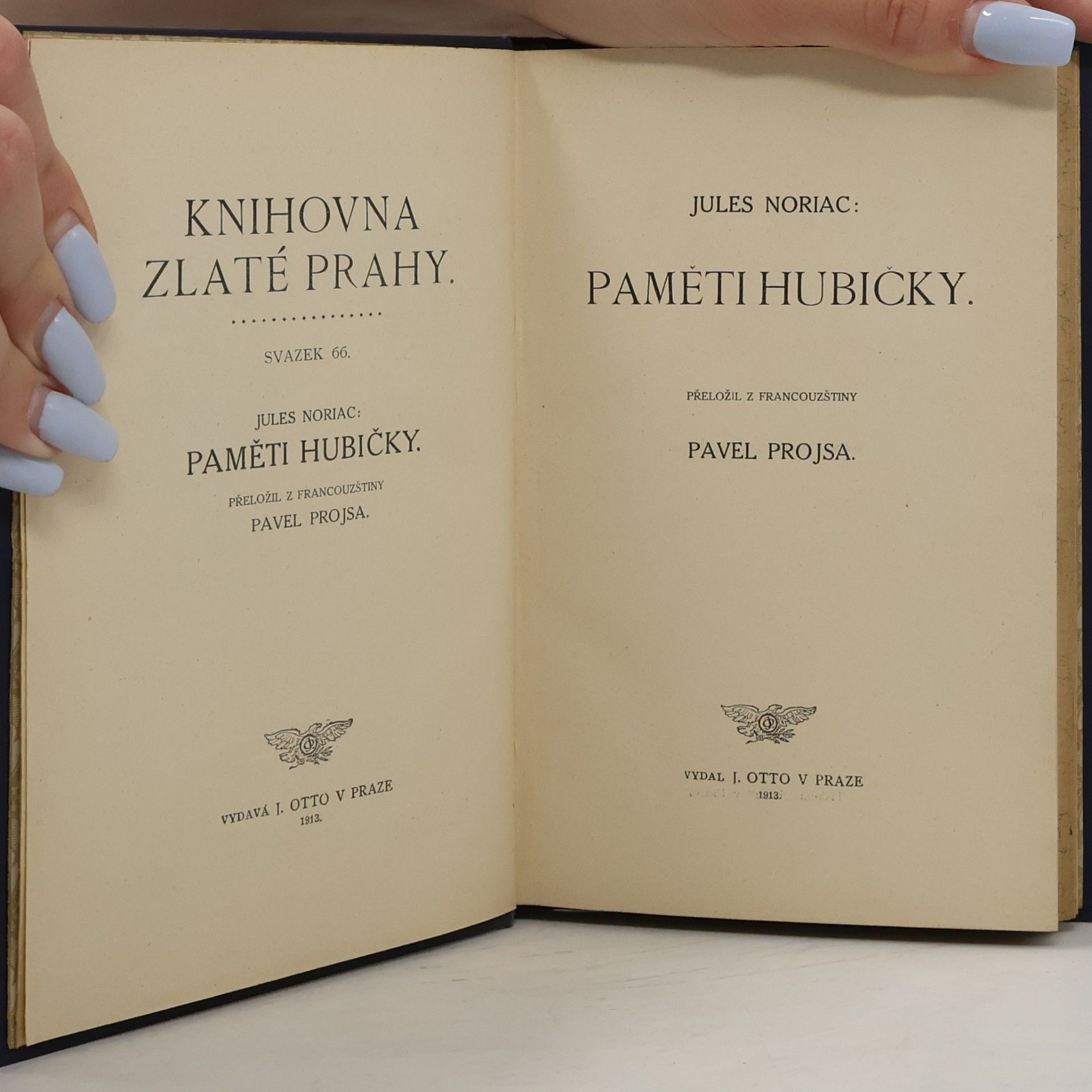 Jules Noriac Paměti hubičky