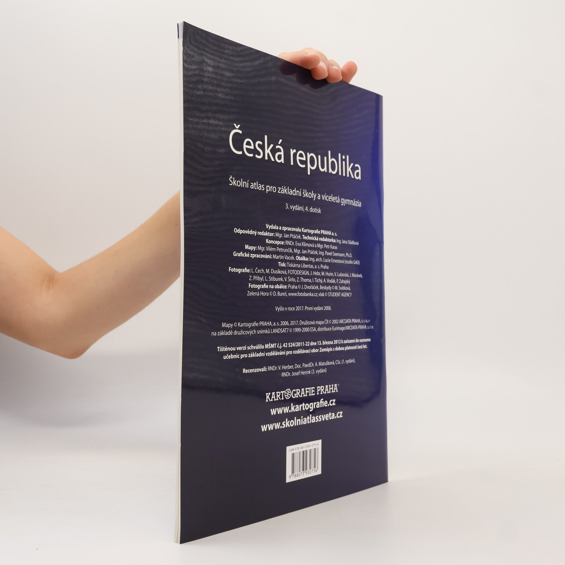 Various authors Česká republika školní atlas pro základní školy a víceletá gymnázia