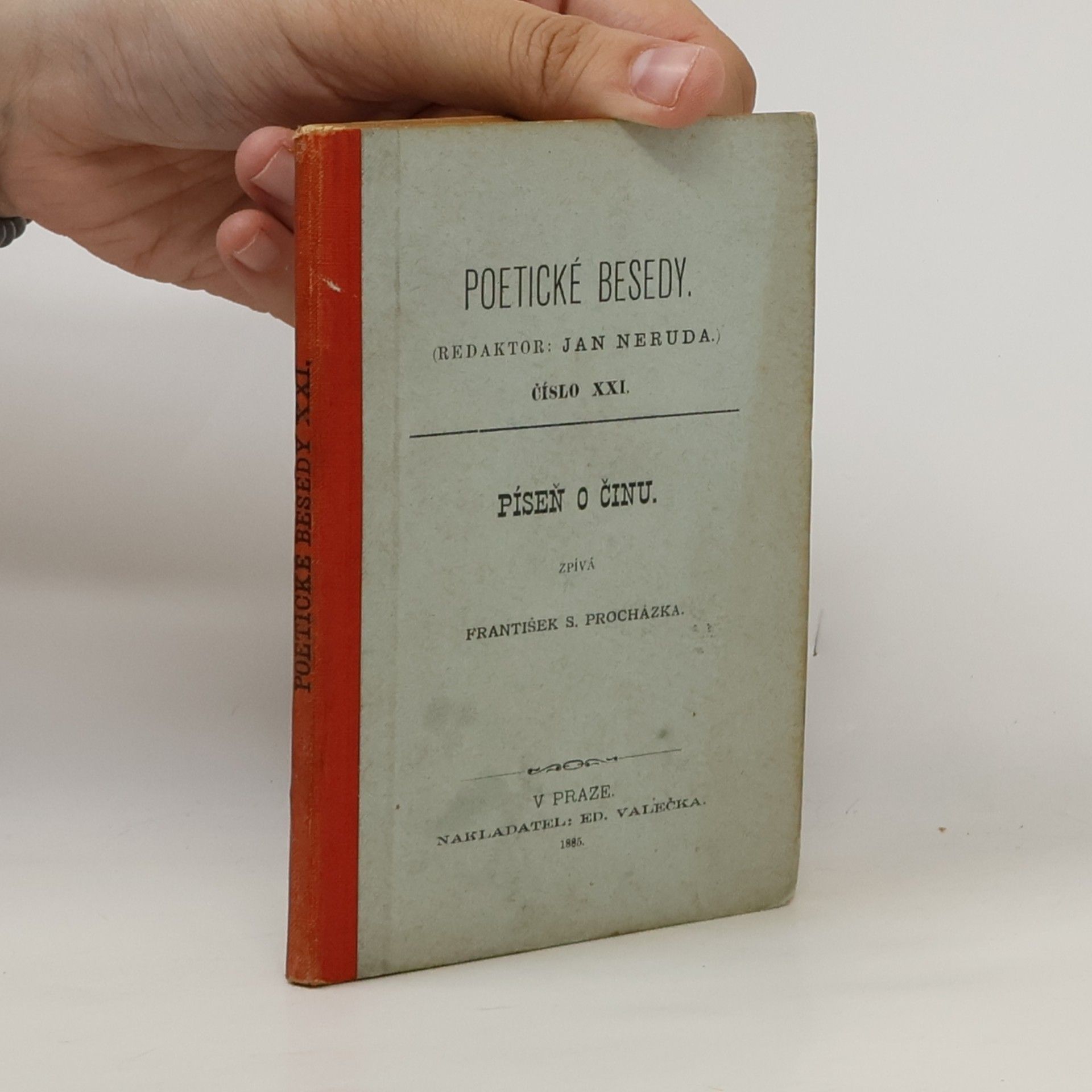 František S. Procházka Poetické besedy č. XXI. Píseň o činu
