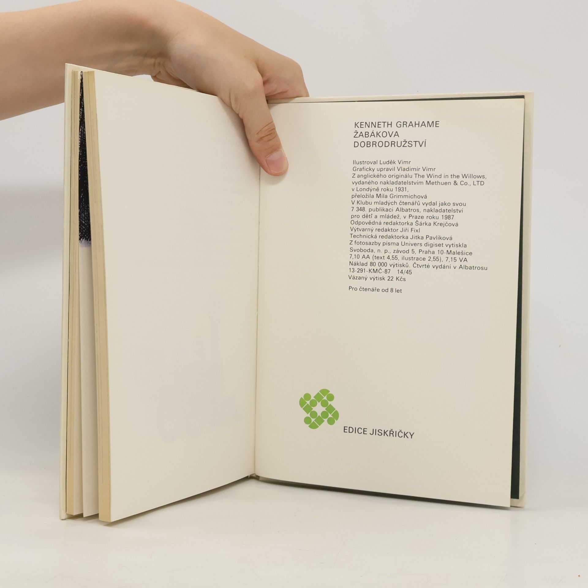 Kenneth Grahame Žabákova dobrodružství