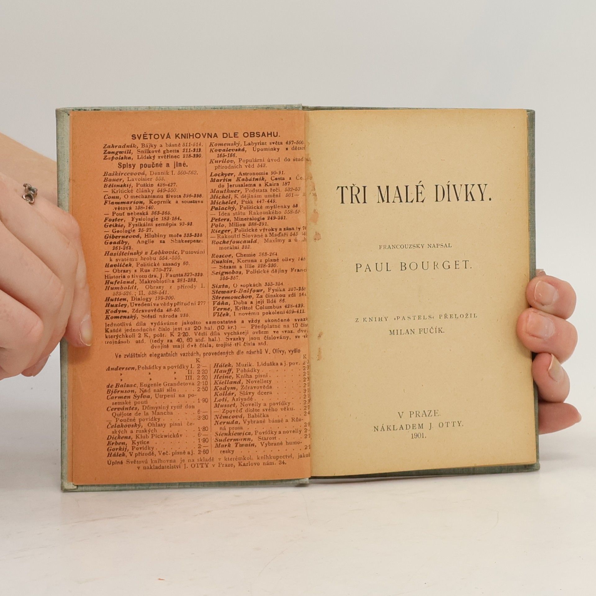 Paul Bourget Tři malé dívky