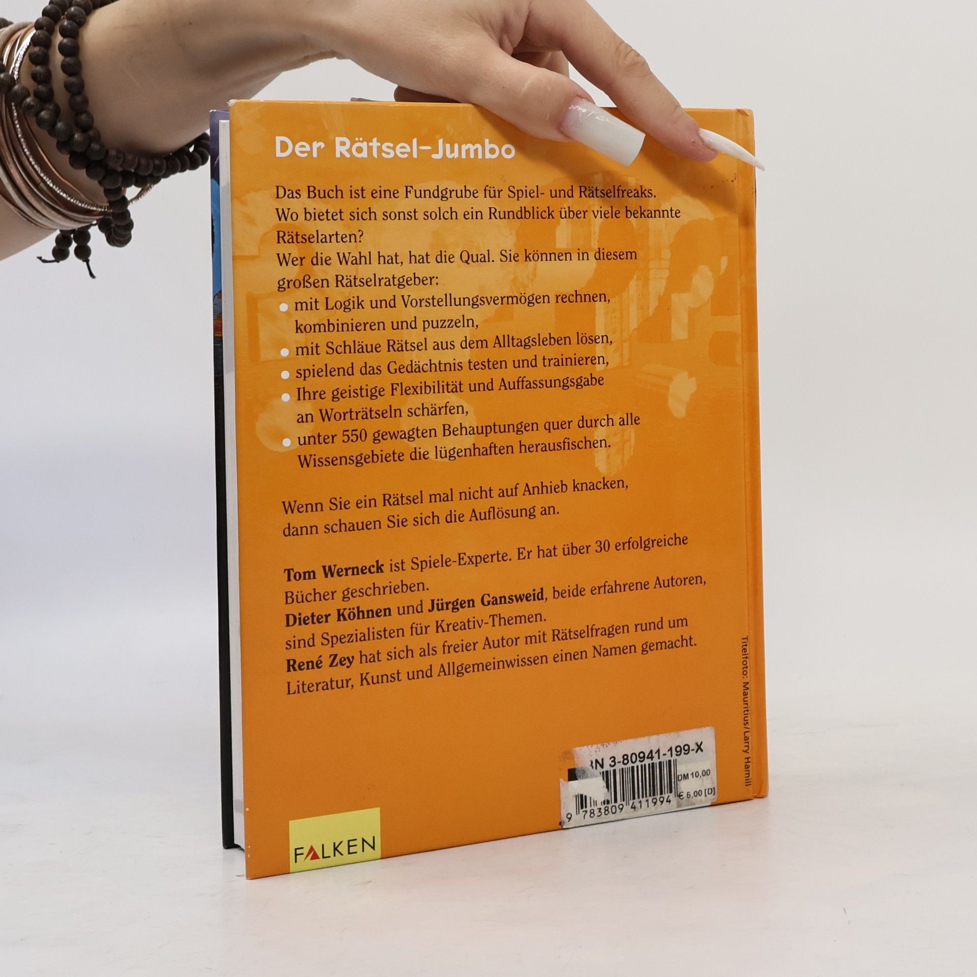 Tom Werneck Das große Buch vom Spielen, Knobeln und Raten