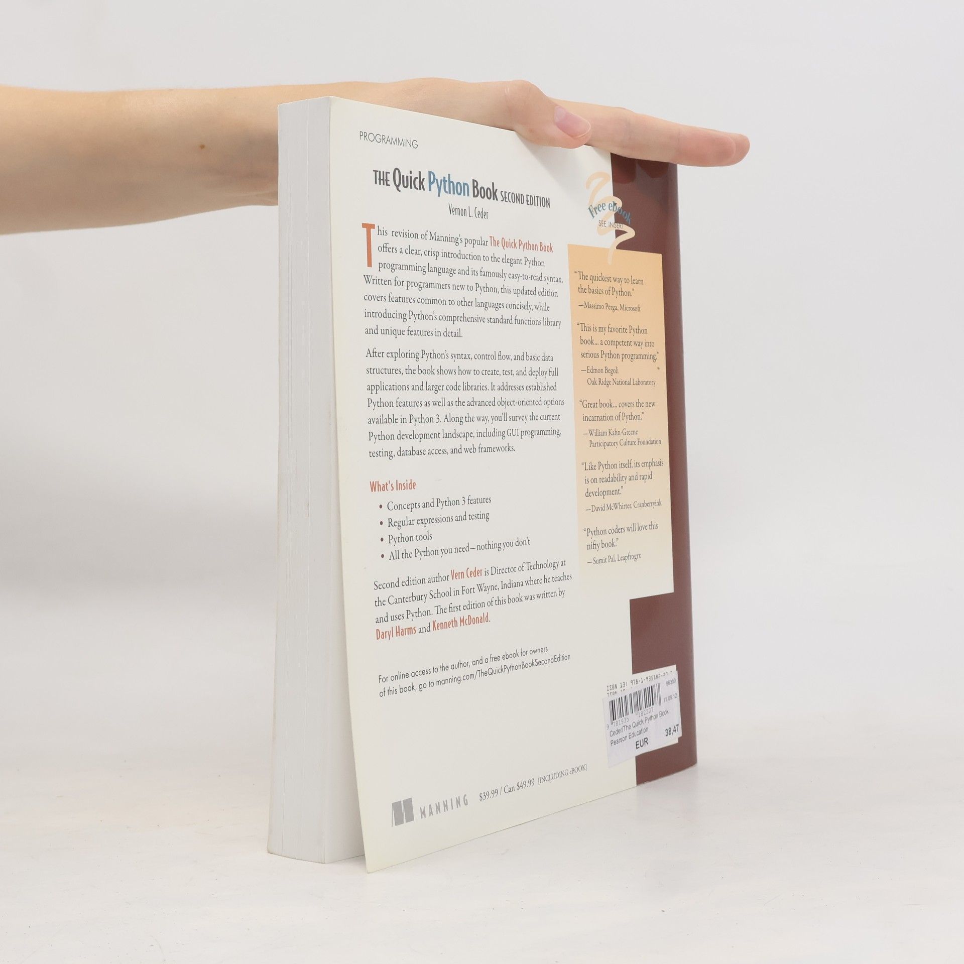 Naomi R. Ceder The Quick Python Book