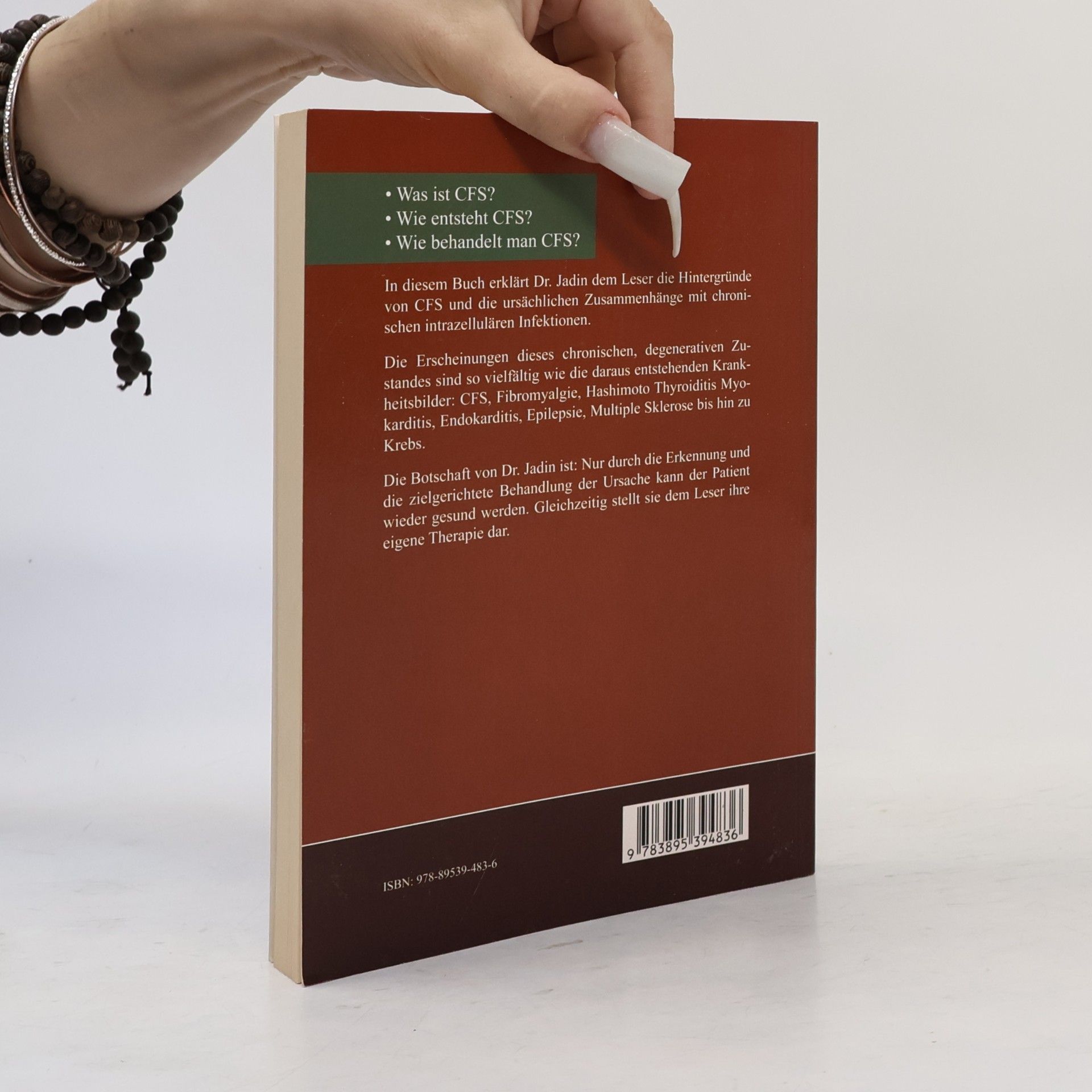Cécile Jadin Chronisches Erschöpfungssyndrom