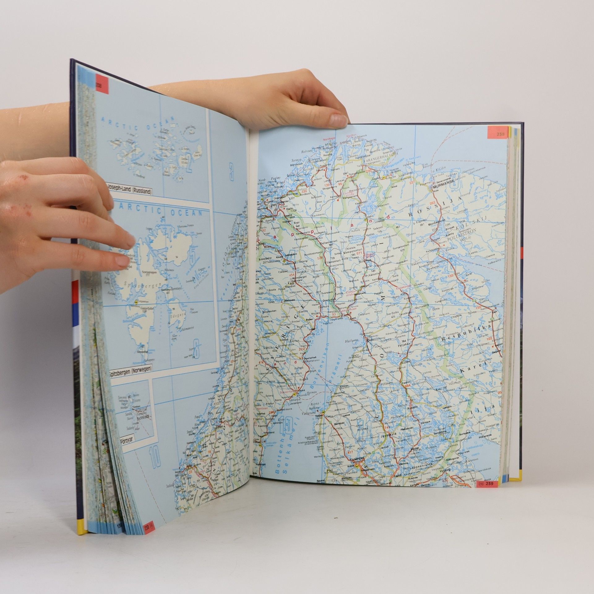 Kolektiv autorů Evropa, Česko a Slovensko: autoatlas Evropa 1:750 000, Česko a Slovensko 1:200 000