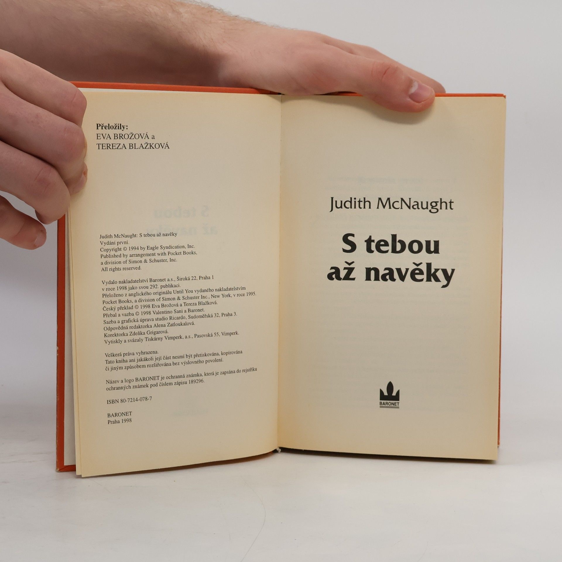 Judith MacNaught S tebou až navěky