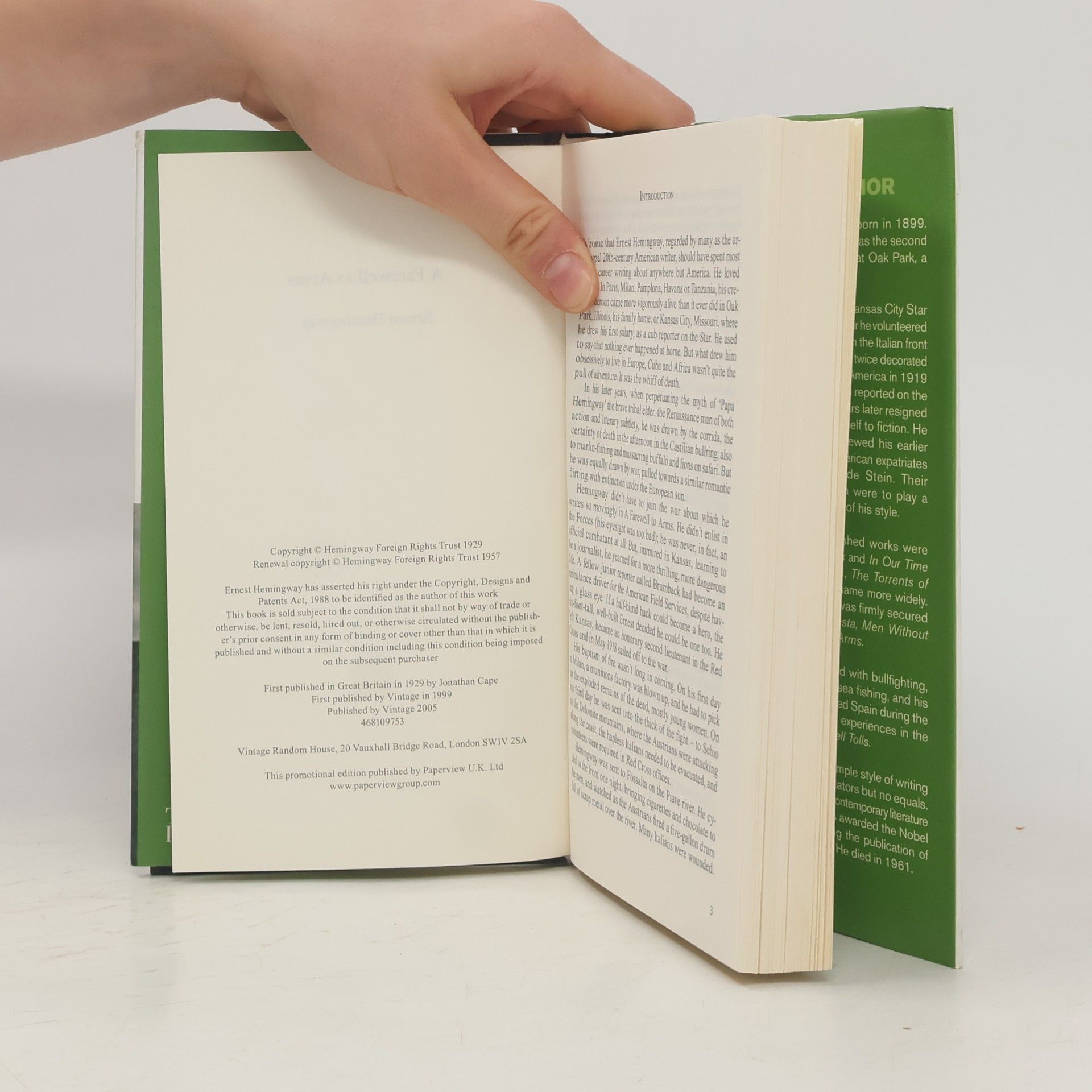Ernest Hemingway A Farewell to Arms