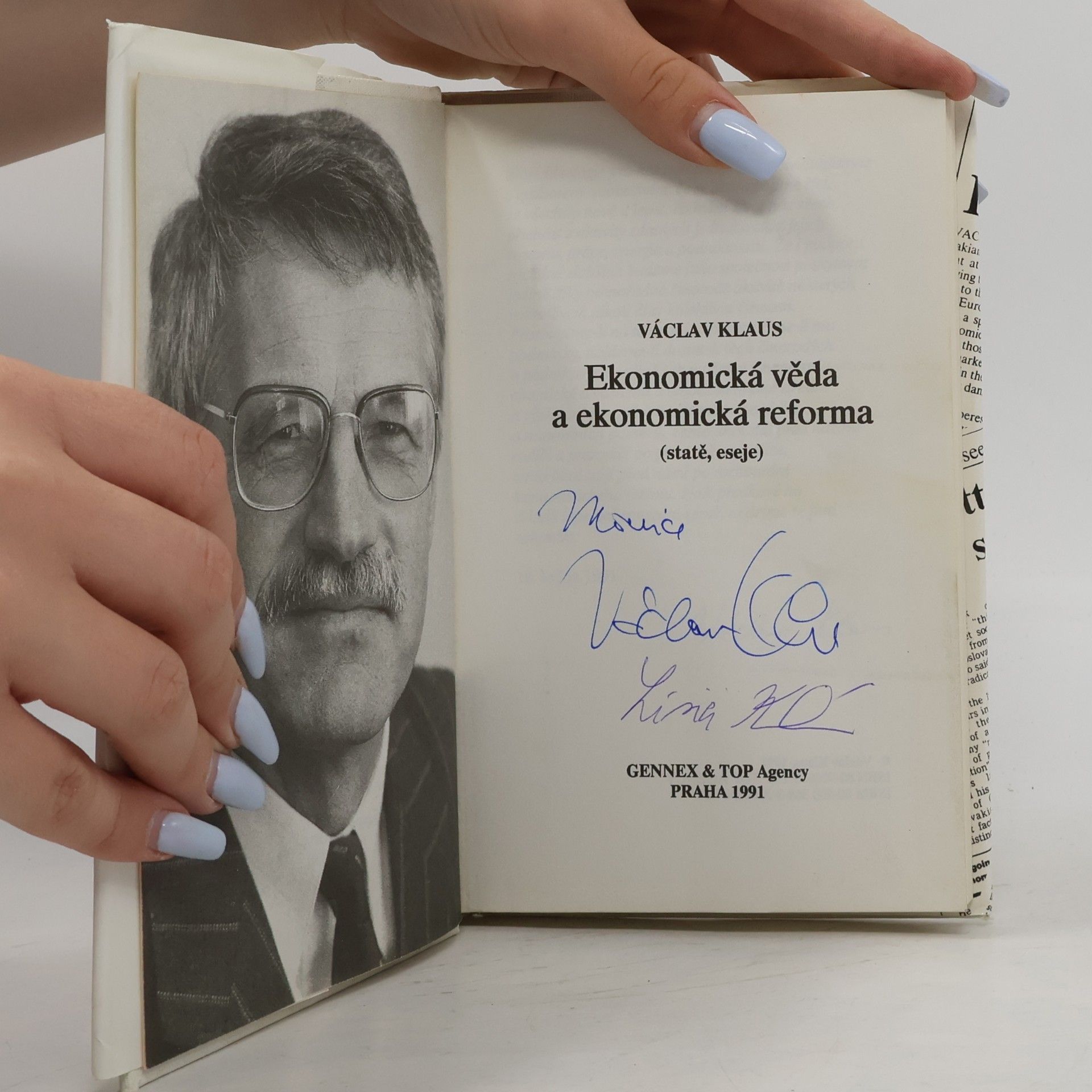 Václav Klaus Ekonomická věda a ekonomická reforma