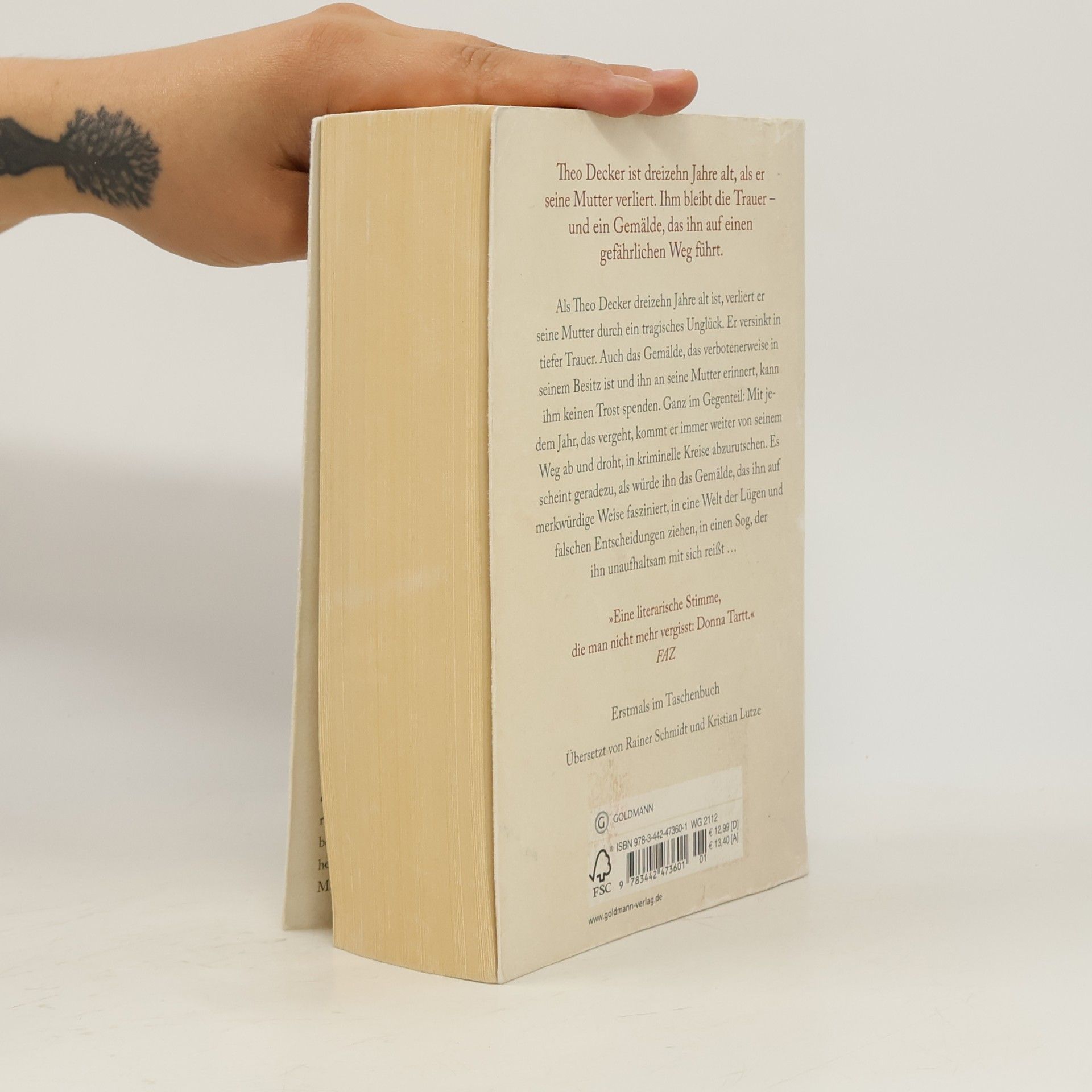 Donna Tartt Der Distelfink