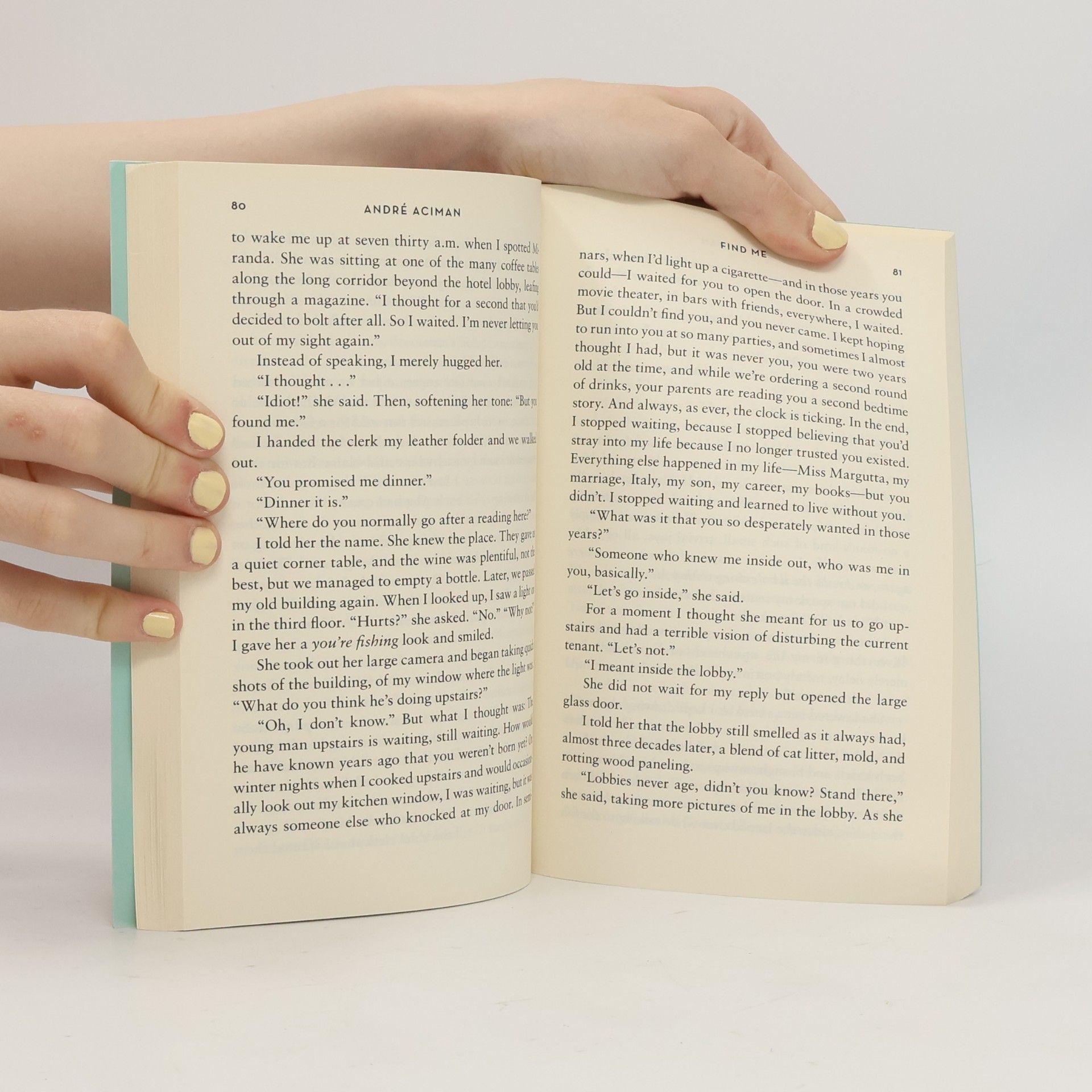 André Aciman Find me