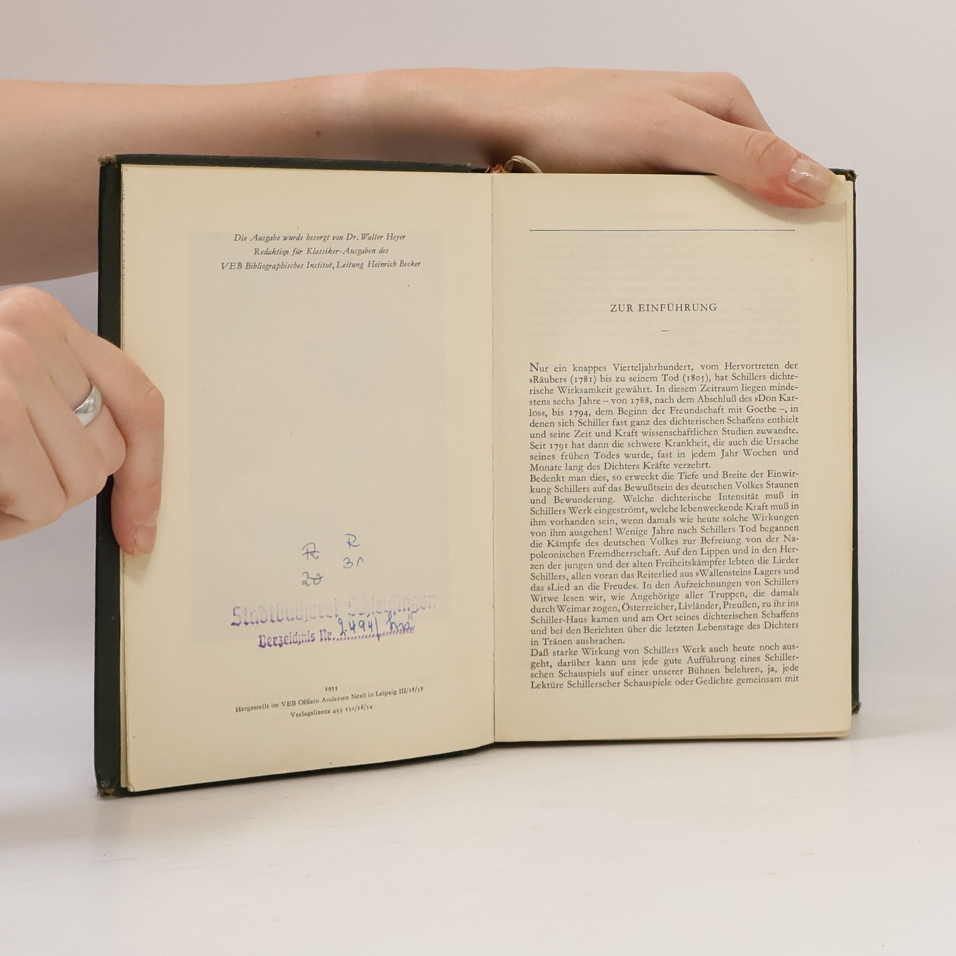 Friedrich Schiller Schiller Werke 1