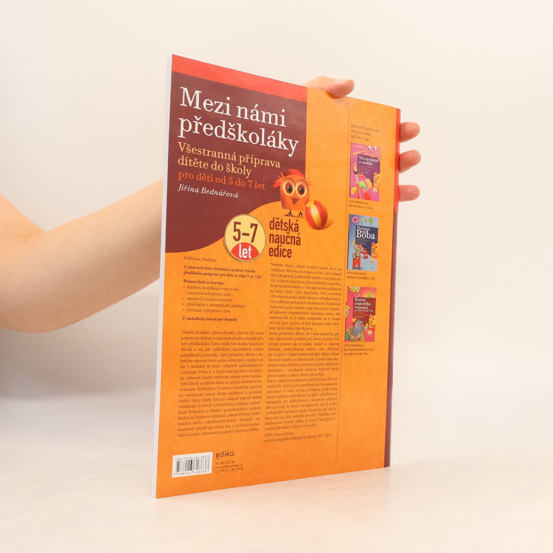 Jiřina Bednářová Mezi námi předškoláky. Všestranná příprava dítěte do školy pro děti od 5 do 7 let