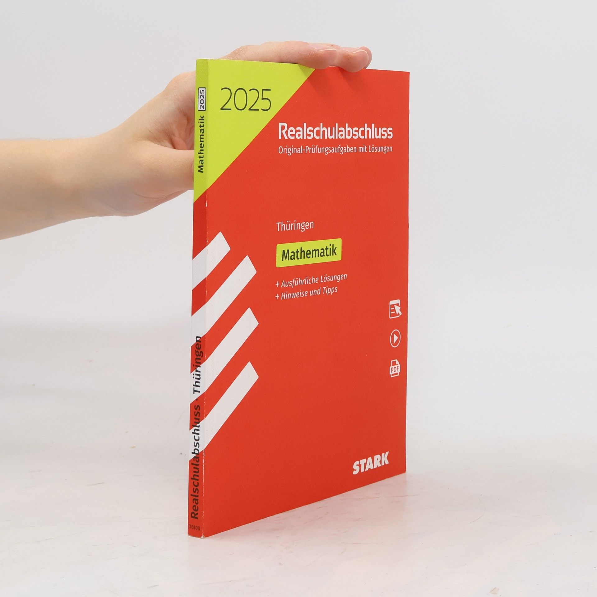 Winfried Jahn 2025 Realschulabschluss Original-Prüfungsaufgaben mit Lösungen, Thüringen - Mathematik