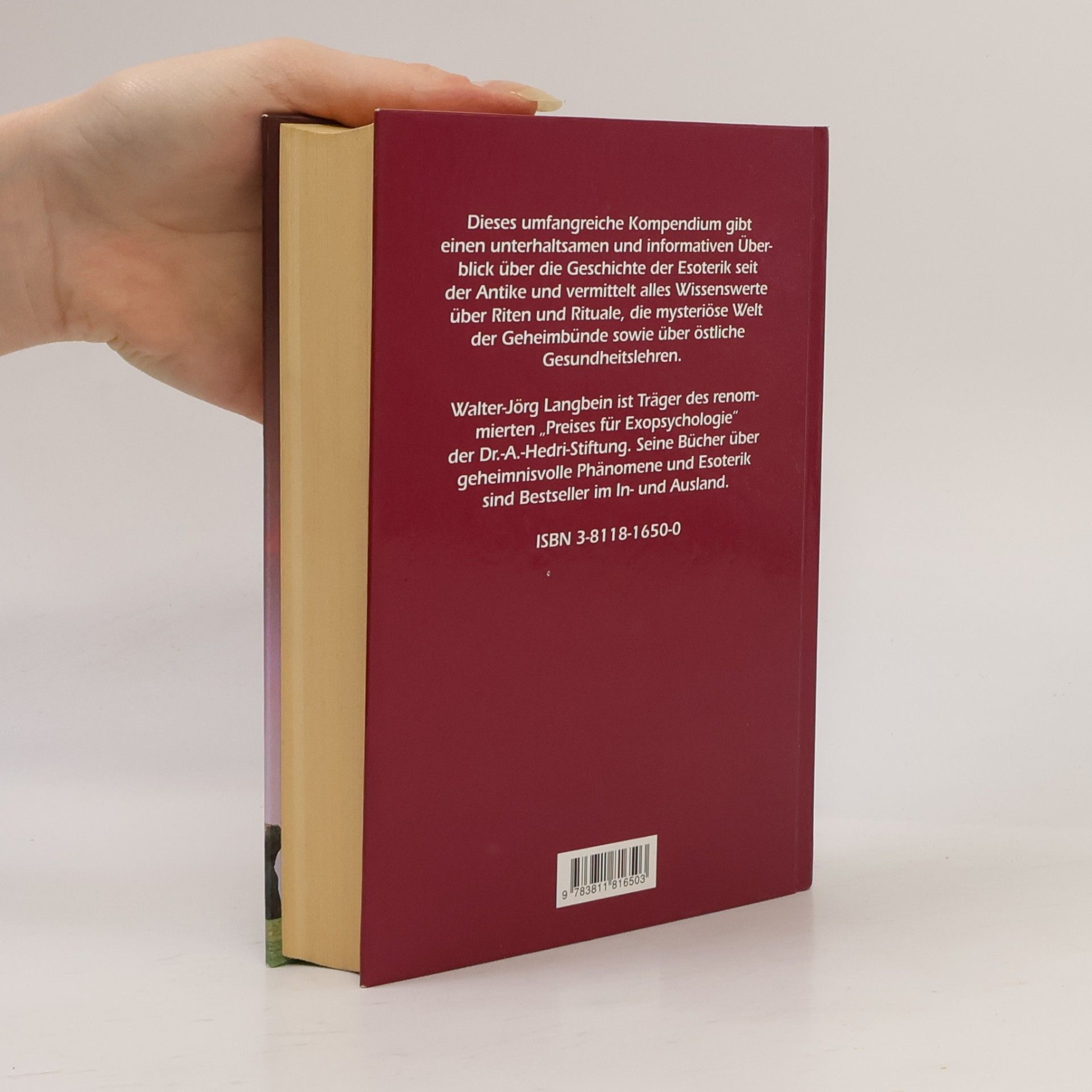 Walter-Jörg Langbein Das große Buch der Esoterik