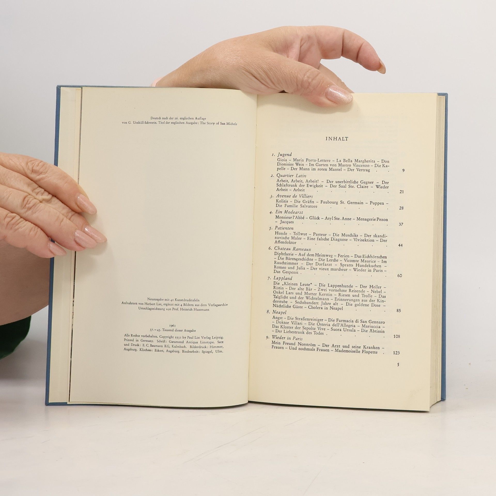 Axel Munthe Das Buch von San Michele
