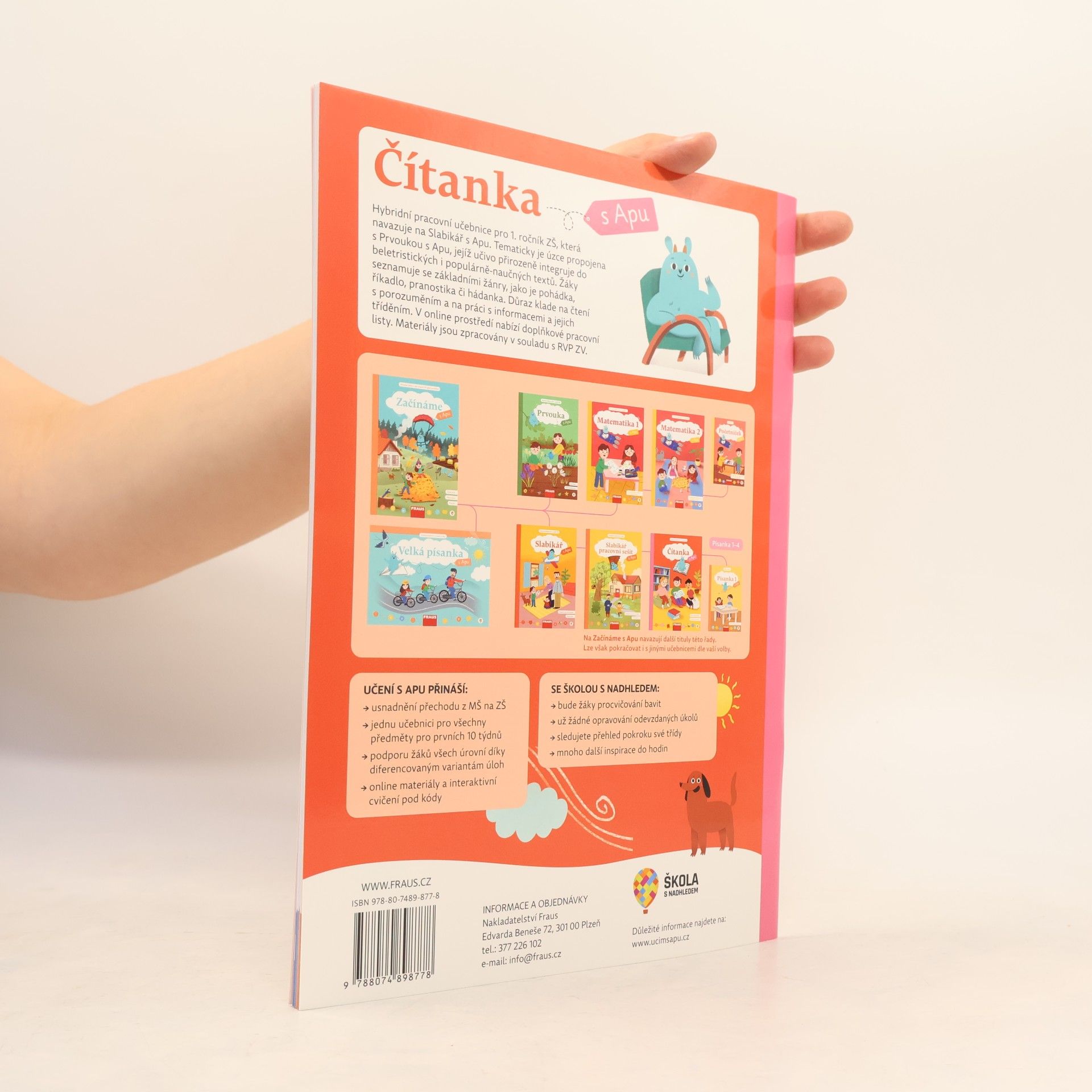 Various authors Čítanka 1 s Apu pro ZŠ - Hybridní pracovní učebnice