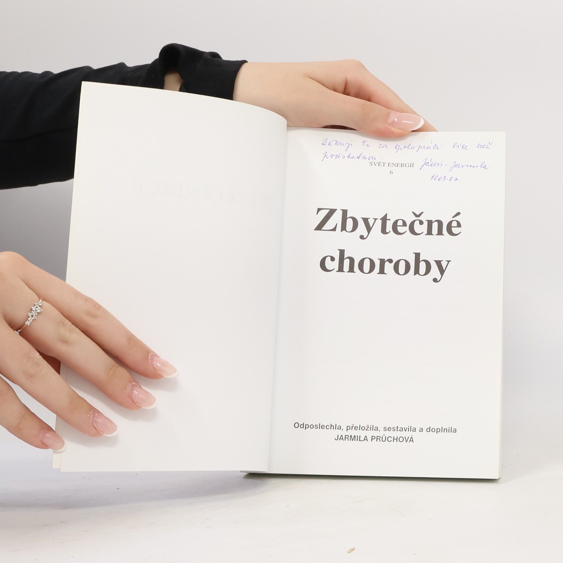 Jarmila Průchová Zbytečné choroby
