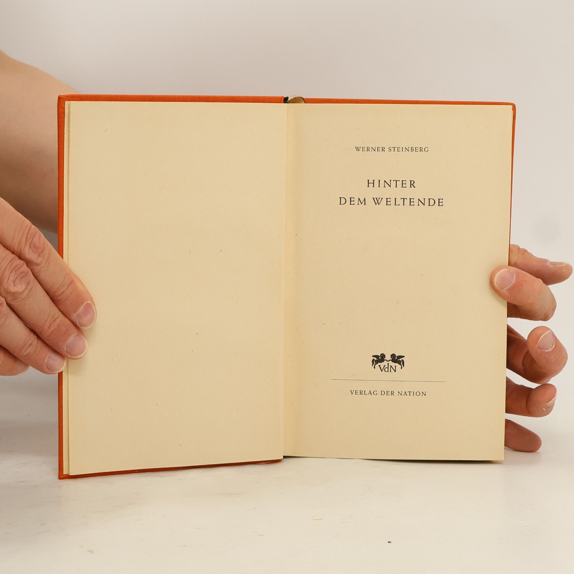 Werner Steinberg Hinter dem Welt Ende