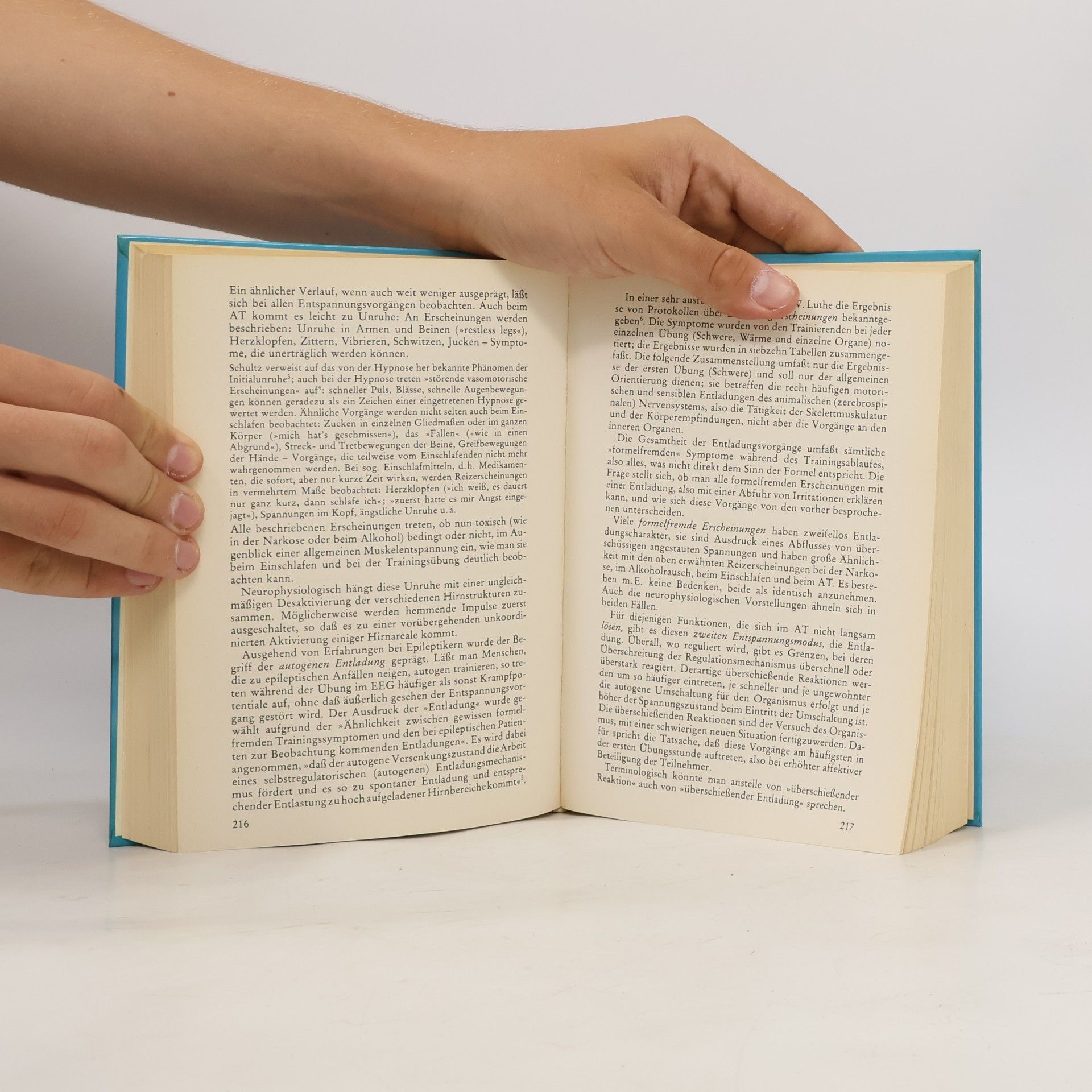 Bernt H. Hoffmann Handbuch des autogenen Trainings