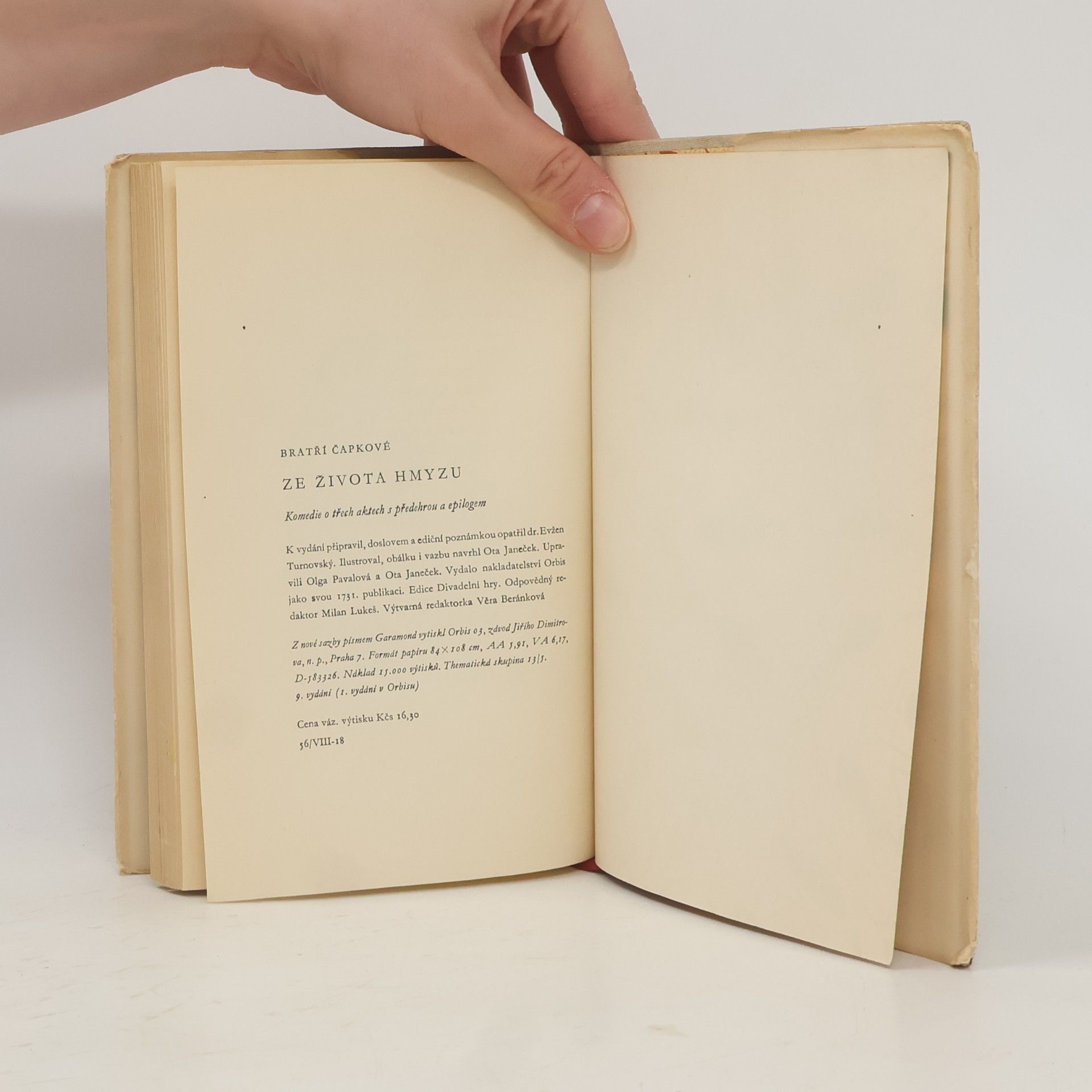 Karel Čapek Ze života hmyzu