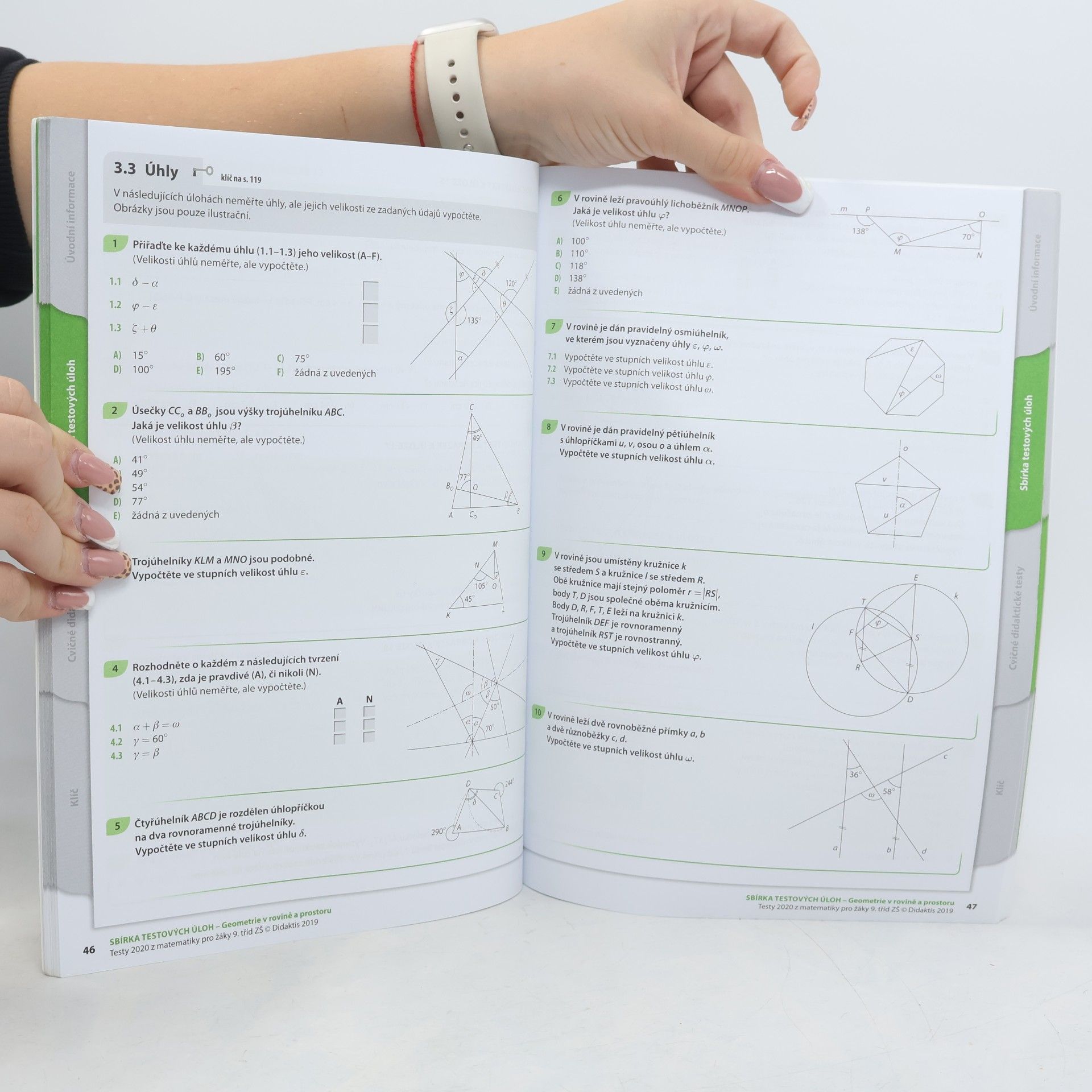 Hana Hedbávná Testy 2020 pro žáky 9. tříd ZŠ z matematiky