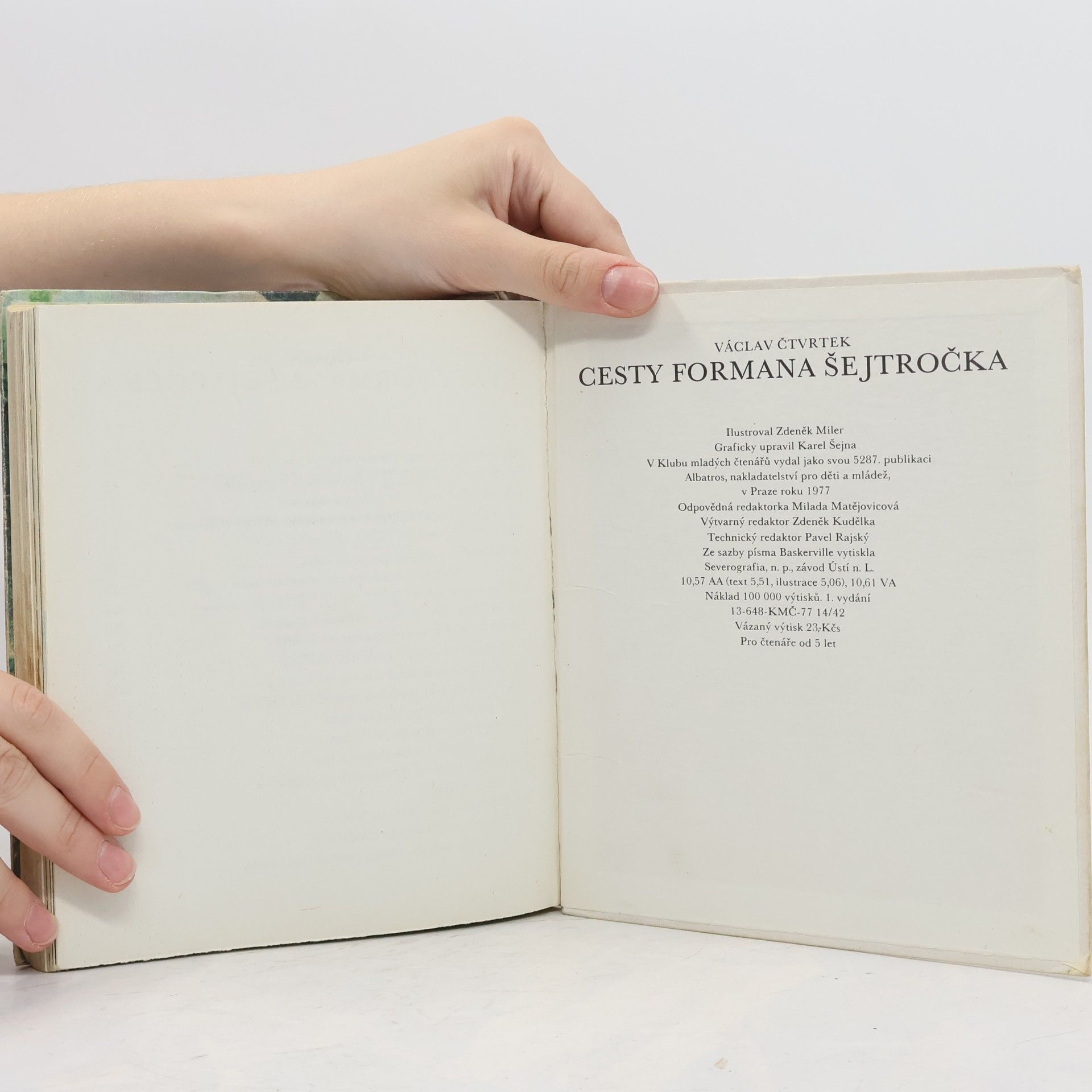 Václav Čtvrtek Cesty formana Šejtročka