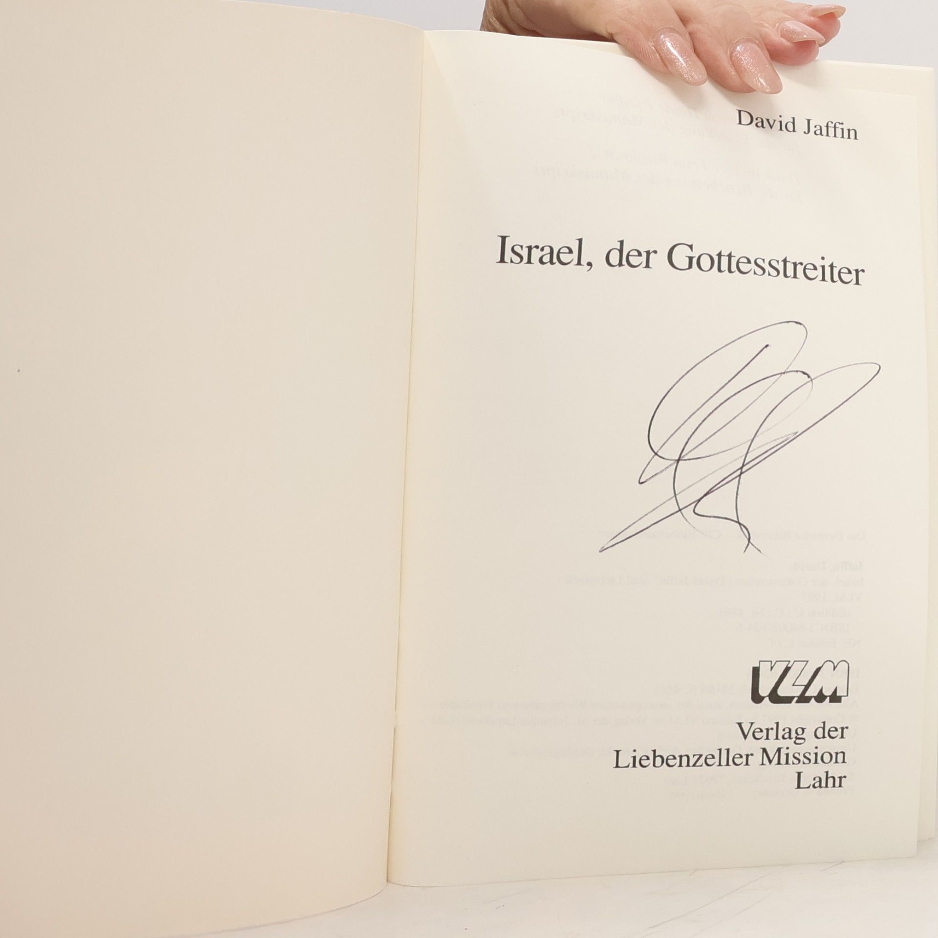 David Jaffin Israel, der Gottesstreiter
