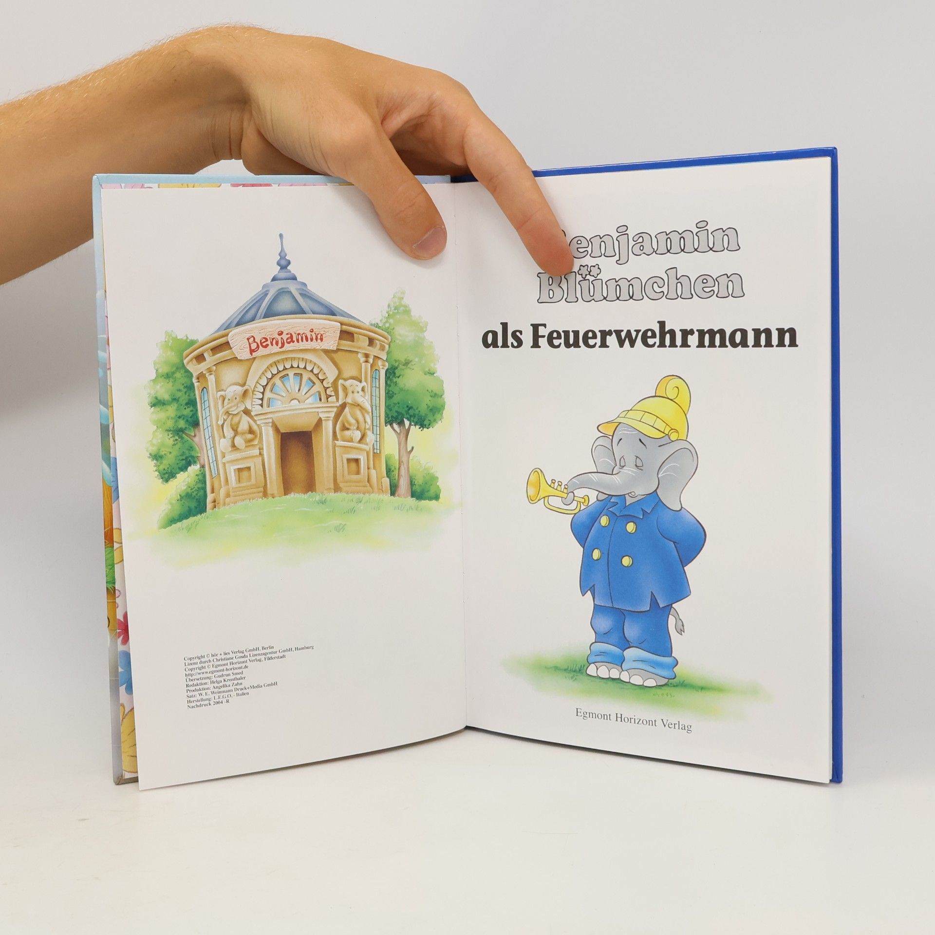 Kolektiv autorů Benjamin Blümchen als Feuerwehrmann