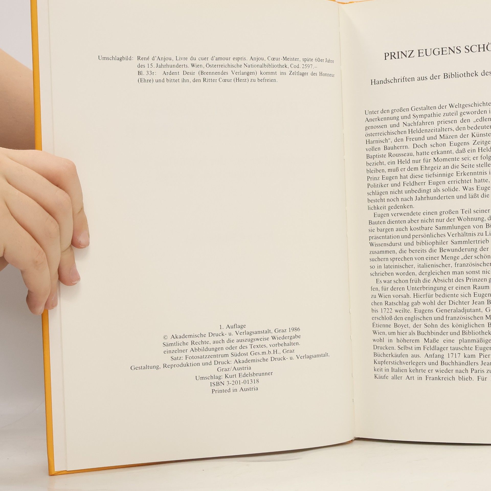 Otto Mazal Prinz Eugens schőnste Bücher