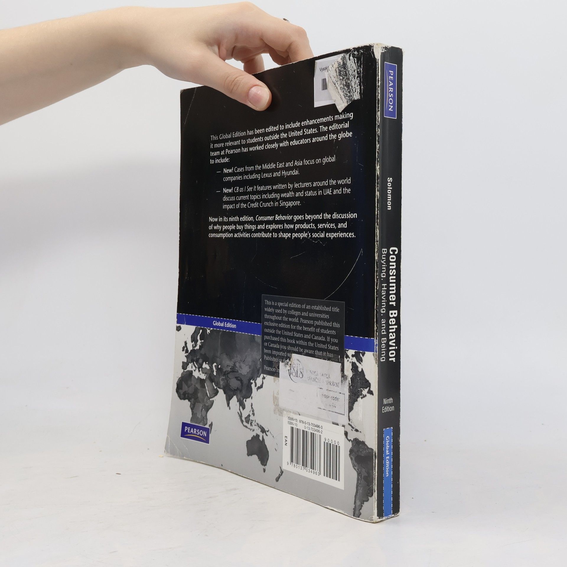 Michael R. Solomon Global Edition: Consumer Behavior - Ninth Edition