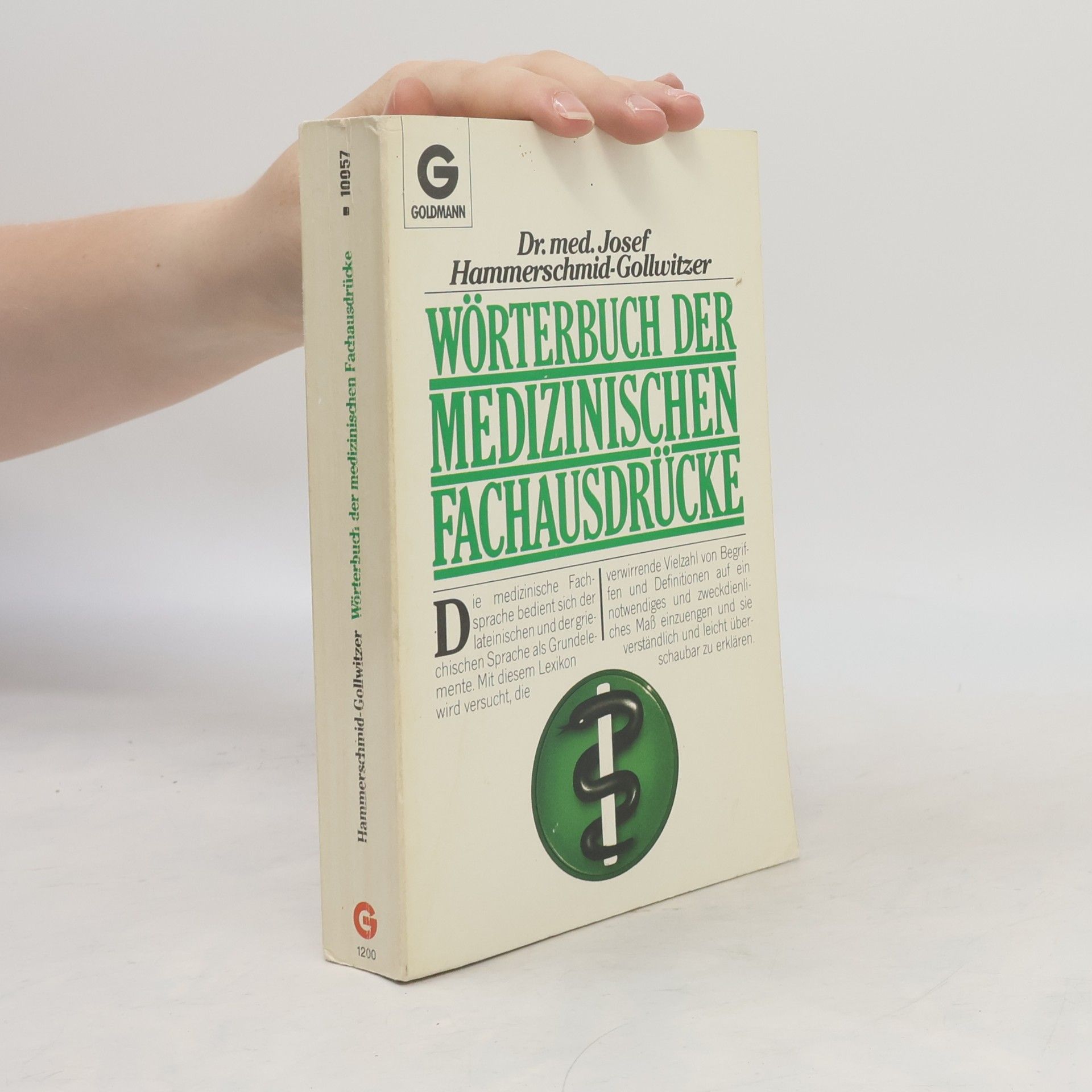 Josef Hammerschmid Gollwitzer Wörterbuch der Medizinischen Fachausdrücke