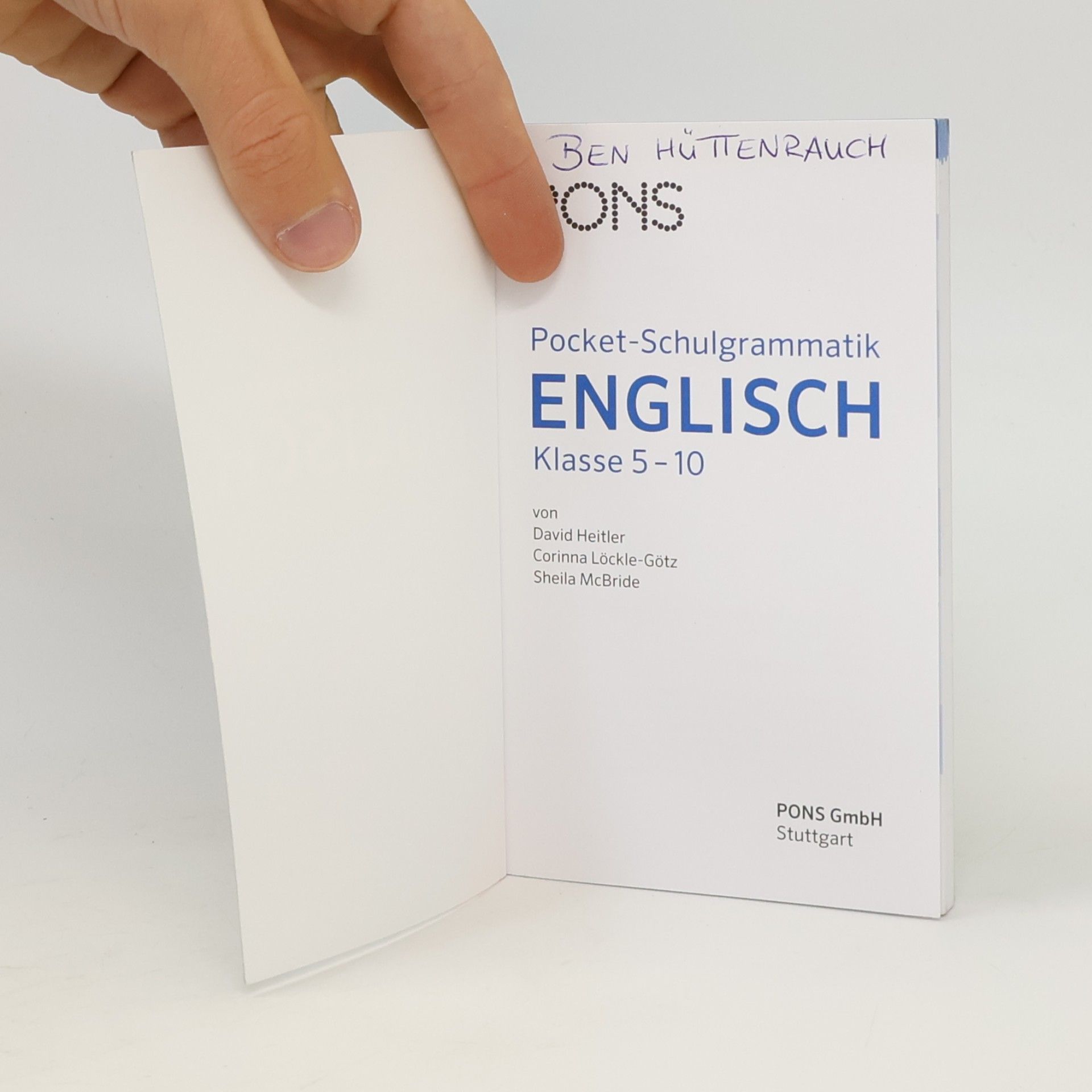 Klett Lerntraining PONS Pocket-Schulgrammatik Englisch