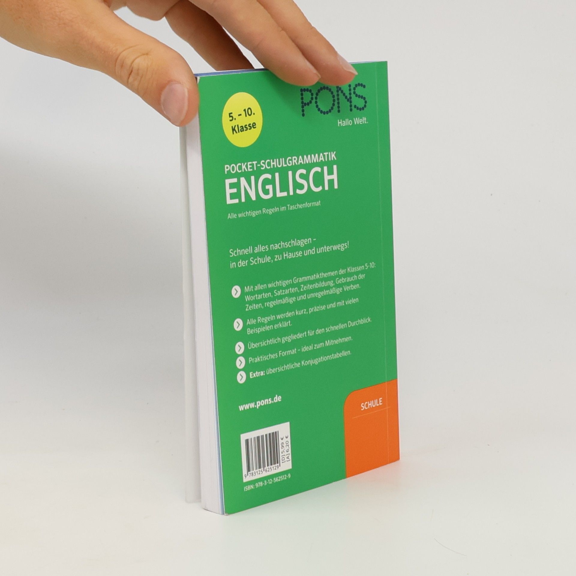 Klett Lerntraining PONS Pocket-Schulgrammatik Englisch