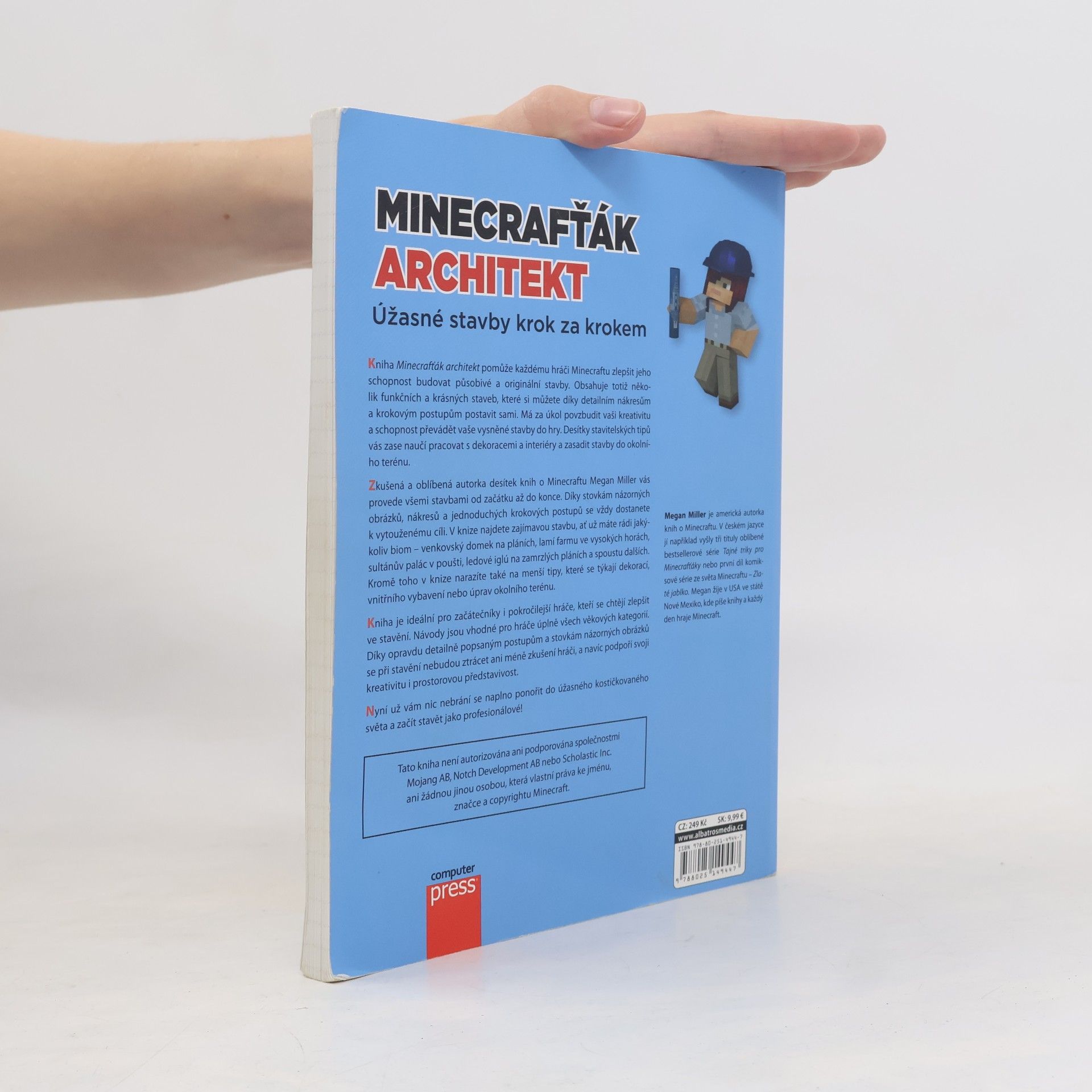 Megan Miller Minecrafťák architekt. Úžasné stavby krok za krokem