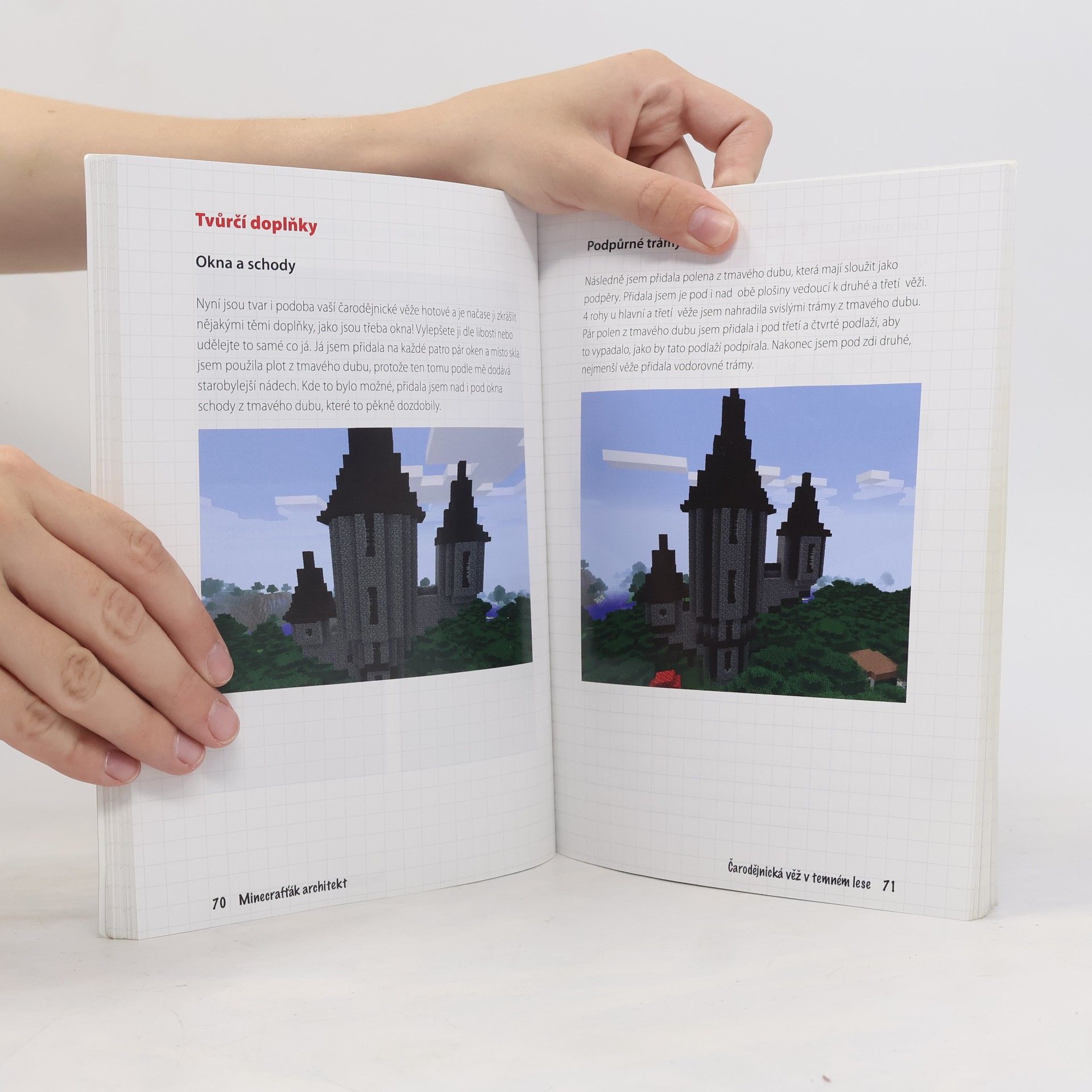 Megan Miller Minecrafťák architekt. Úžasné stavby krok za krokem