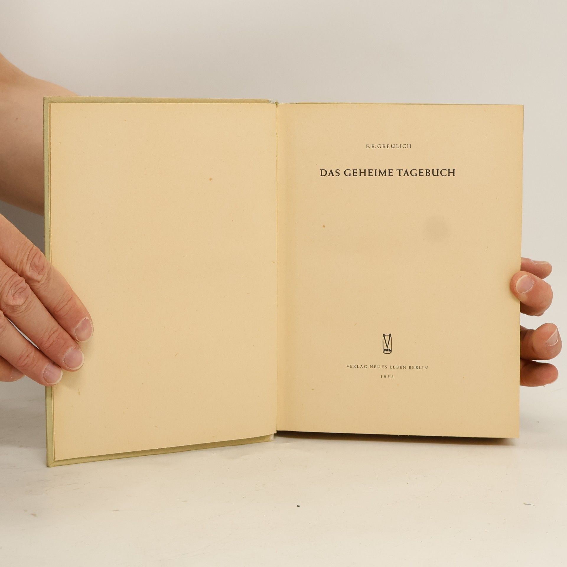 Emil Rudolf Greulich Das geheime Tagebuch