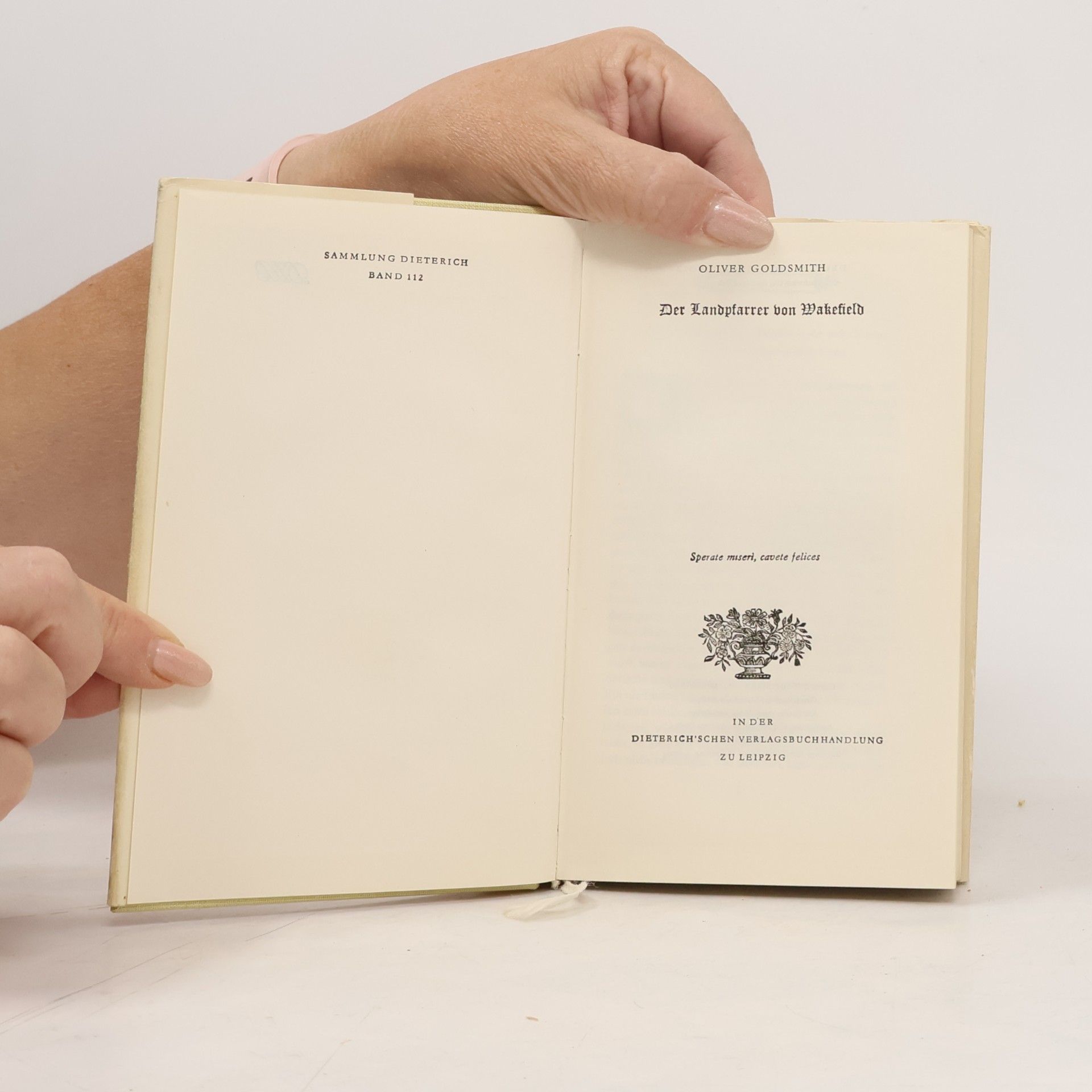 Oliver Goldsmith Der Landpfarrer von Wakefield