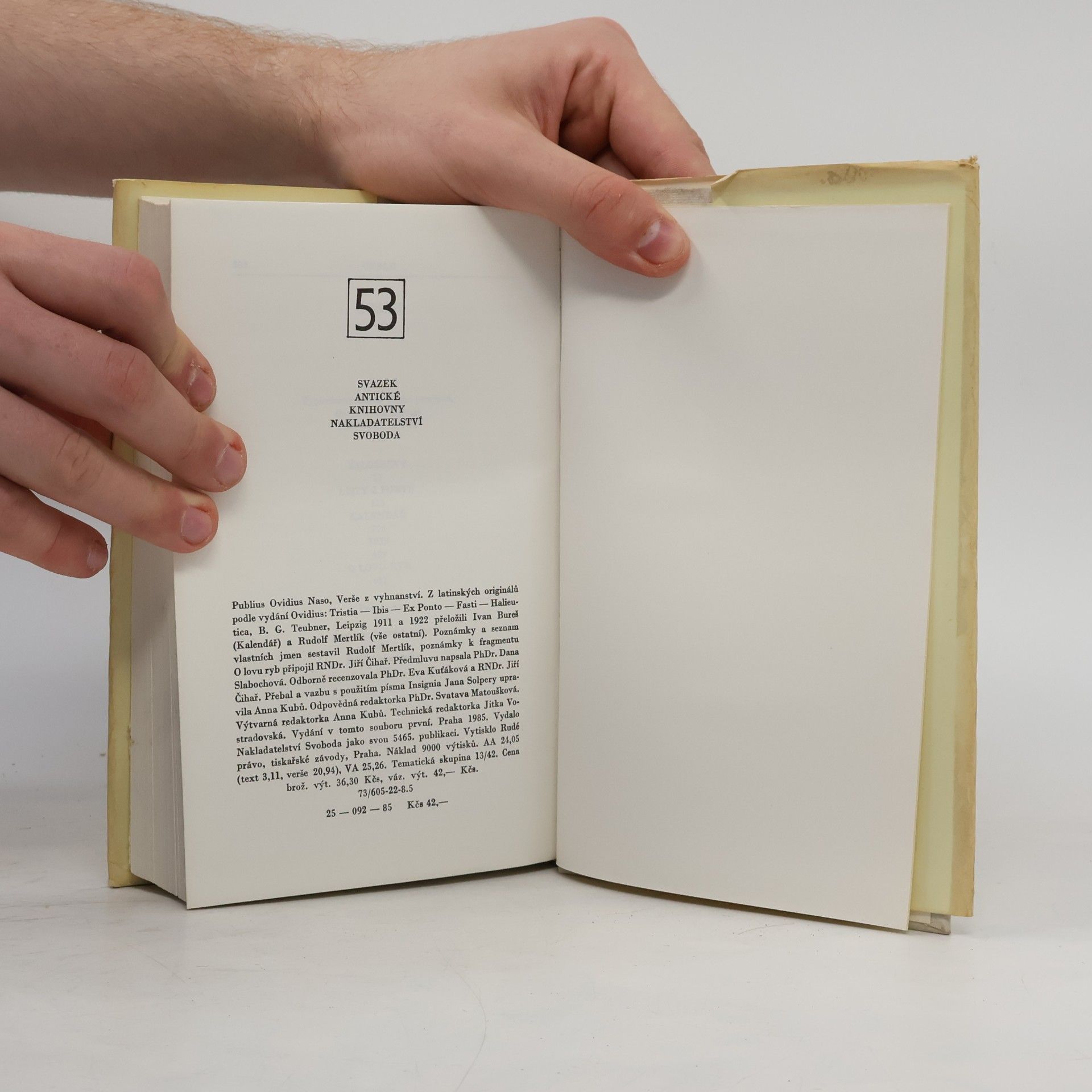 Publius Ovidius Naso Verše z vyhnanství