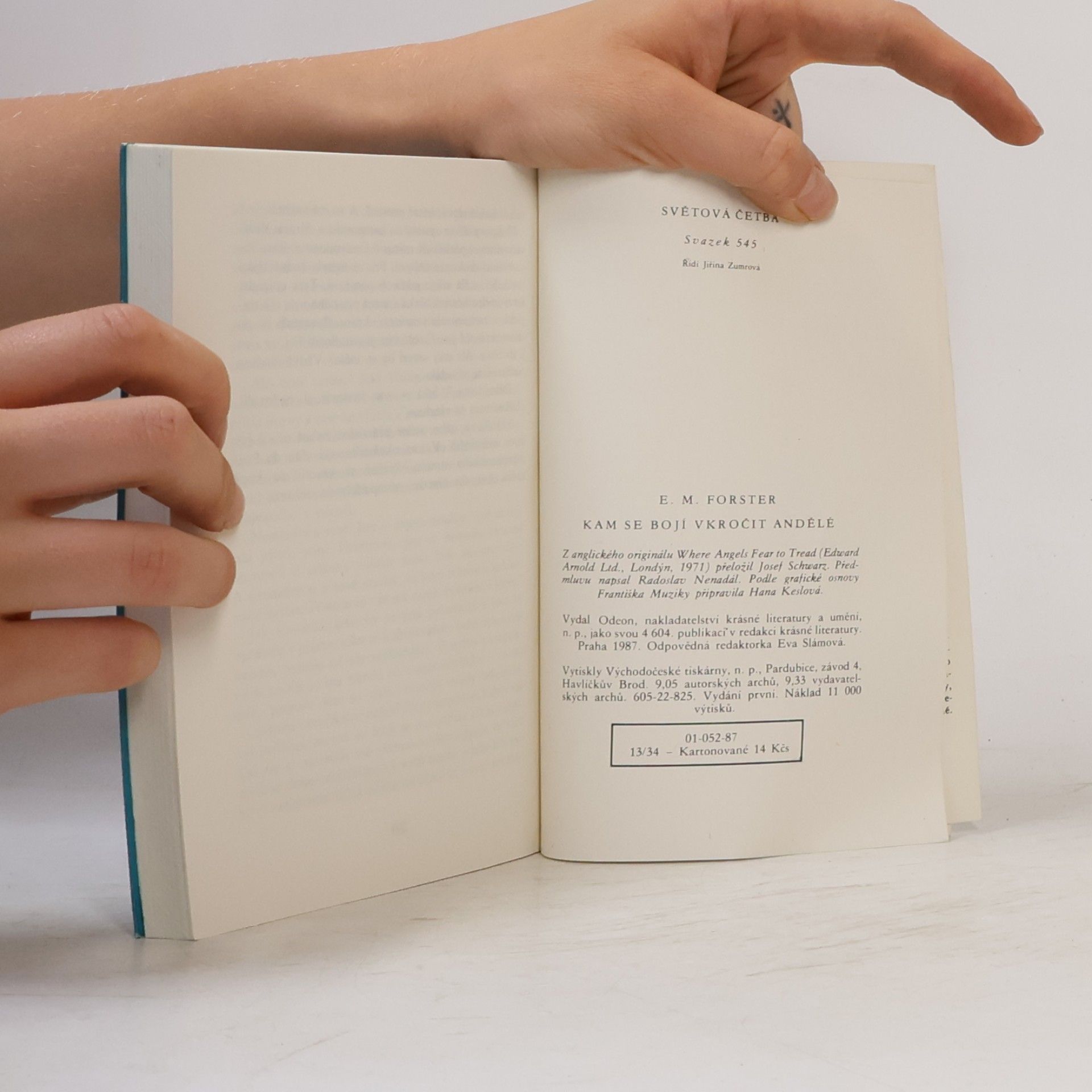 E. M. Forster Kam se bojí vkročit andělé