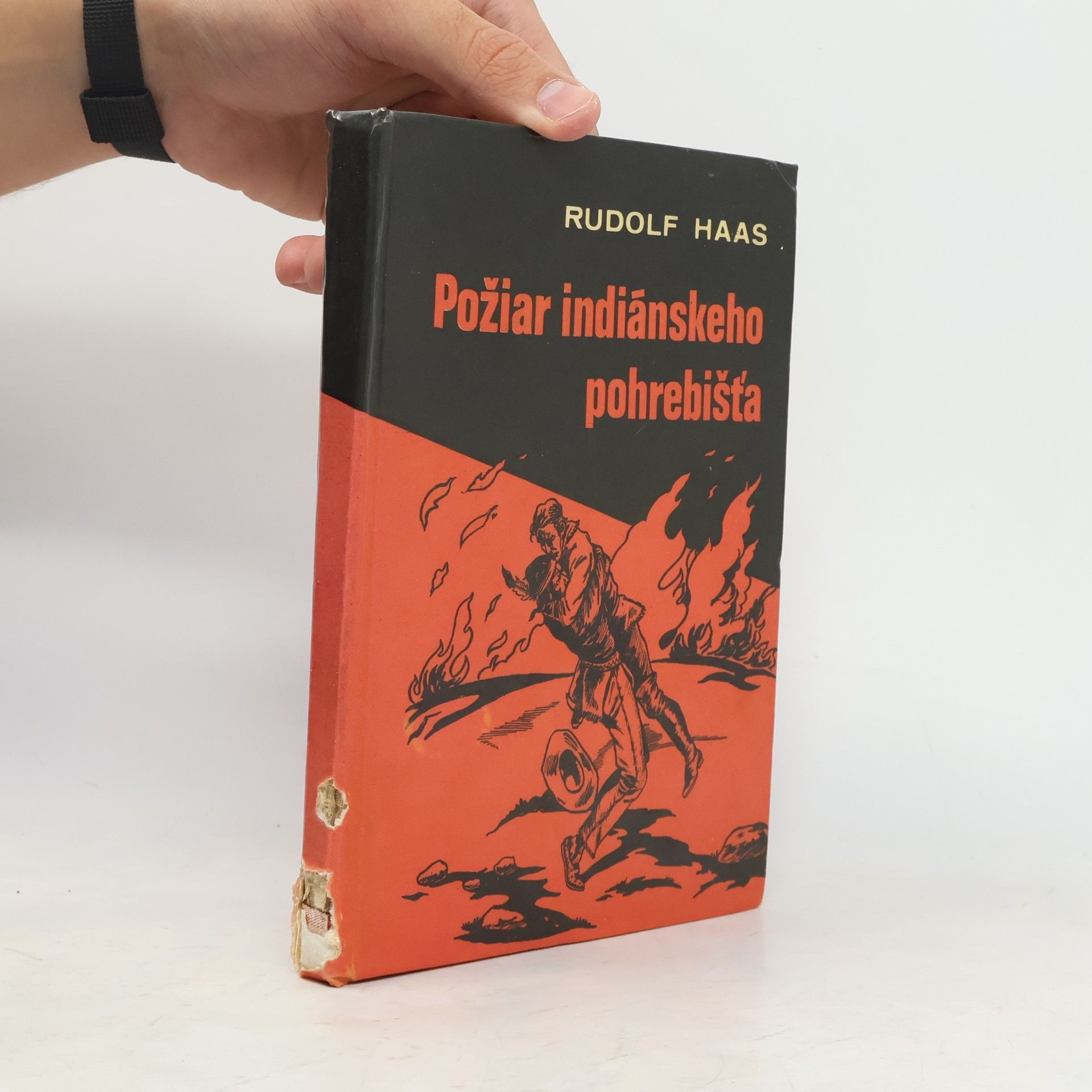 Teofil Ušák Požiar indiánského pohrebišťa