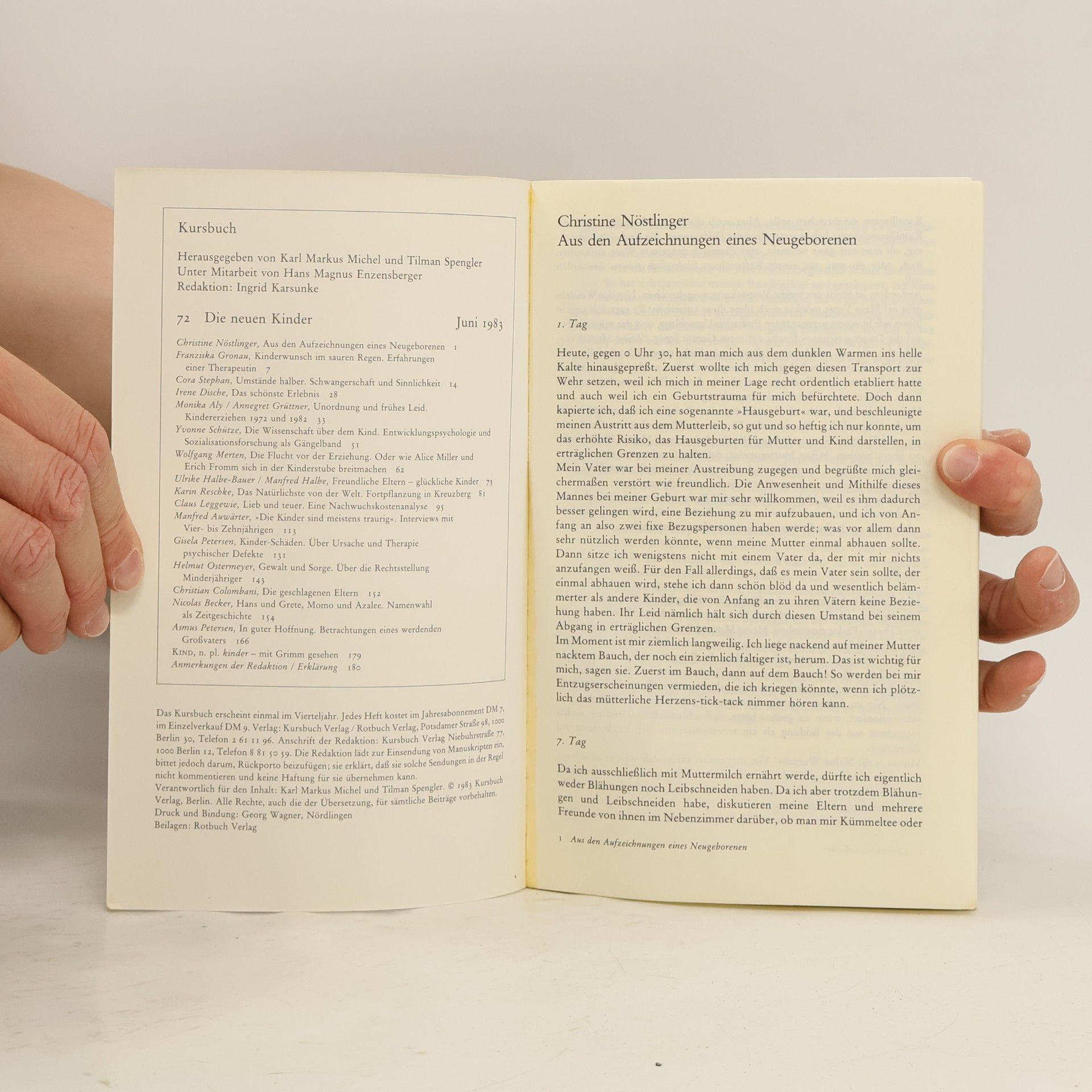 Autorenkollektiv Kursbuch 72
